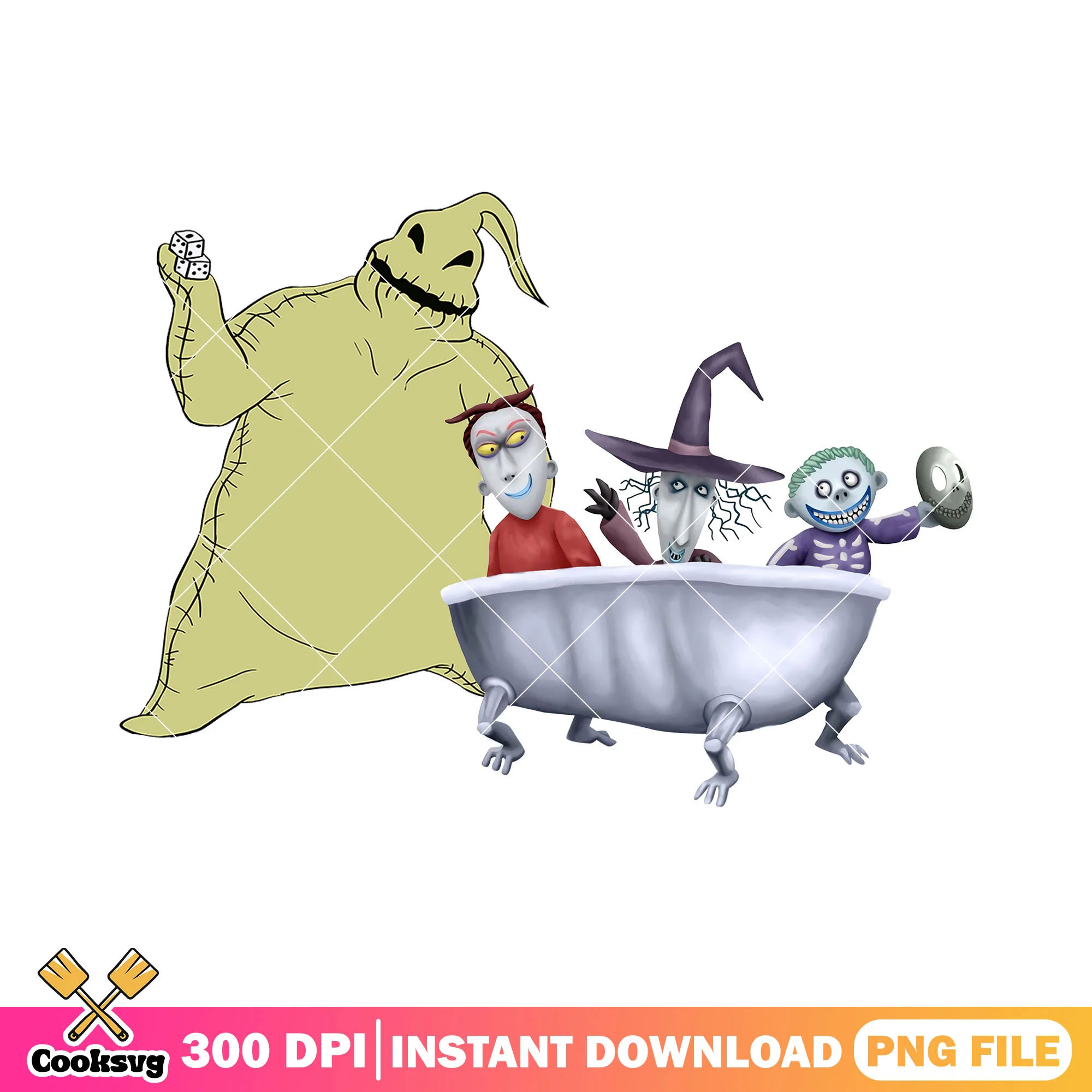 Disney hollywood cartoon png, happy halloween png, horror shock png