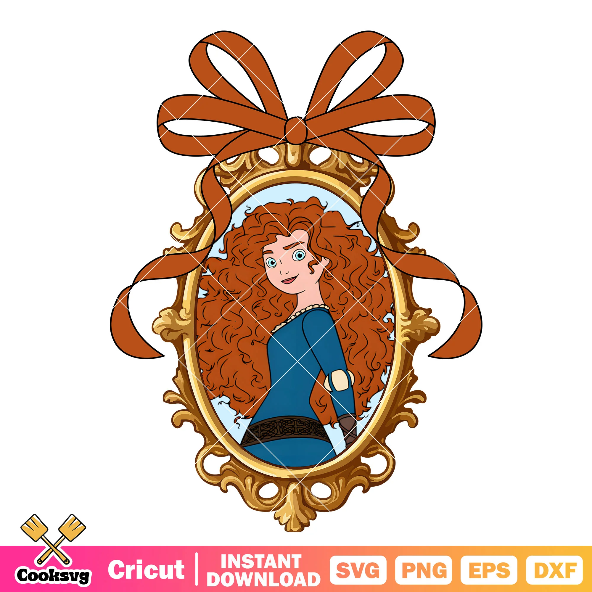 Disney Mirror Merida Princess PNG, Merida Princess PNG