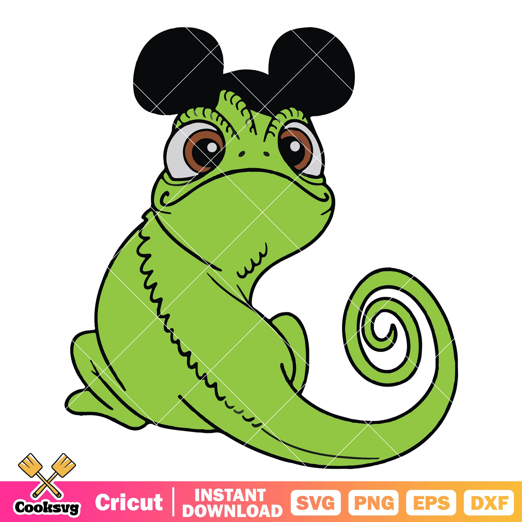 Disney pascal mickey mouse svg, mickey mouse svg, pascal mickey ears svg
