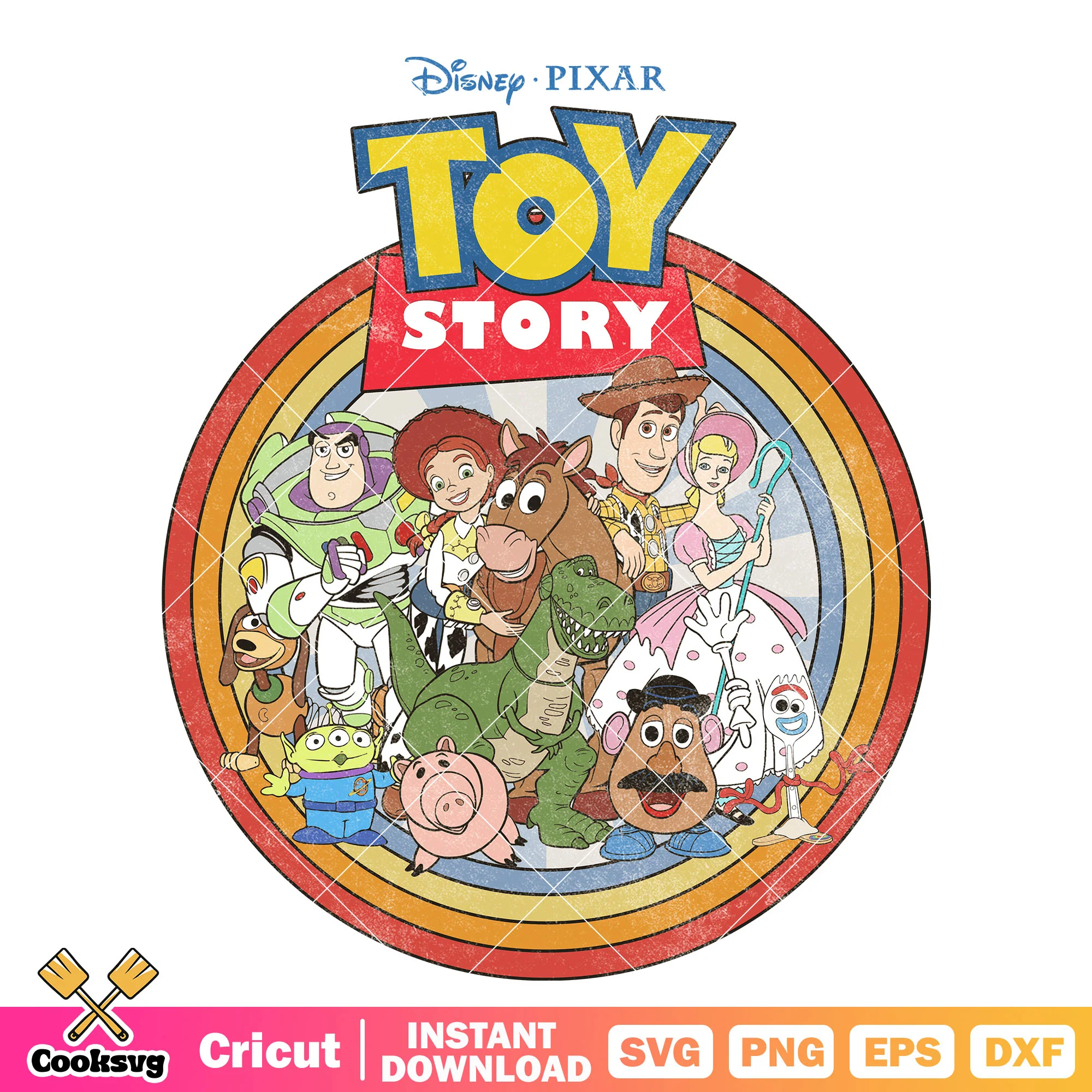 Disney Pixar Toy Story Characters PNG, Toy Story Disney PNG