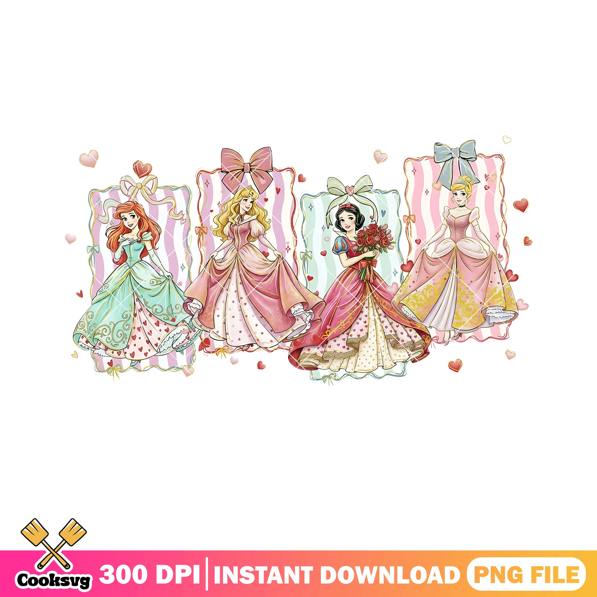 Disney princesses valentine png,disney princesses png, disney png