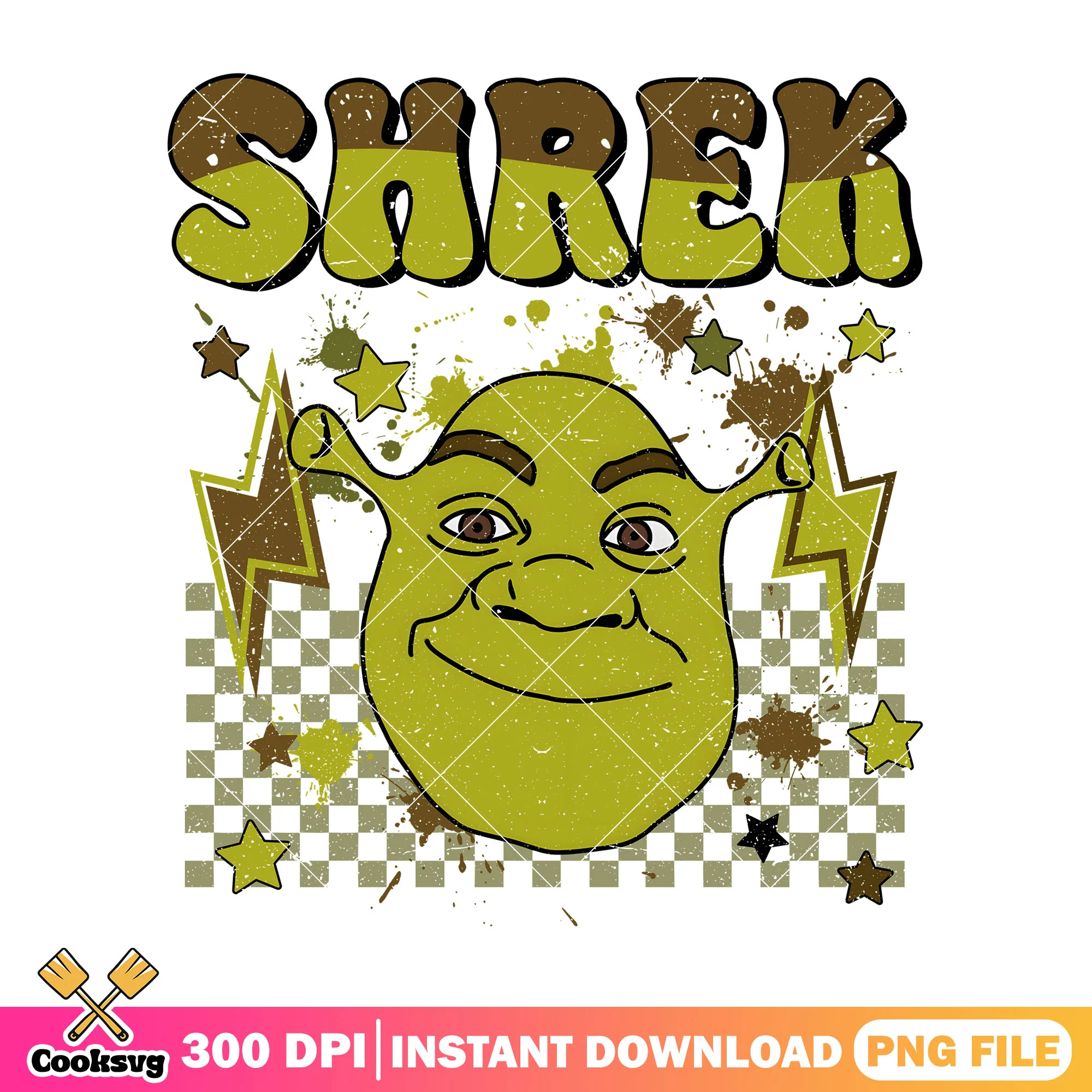 Disney shrek head vibes png, disney shrek png, disney head png