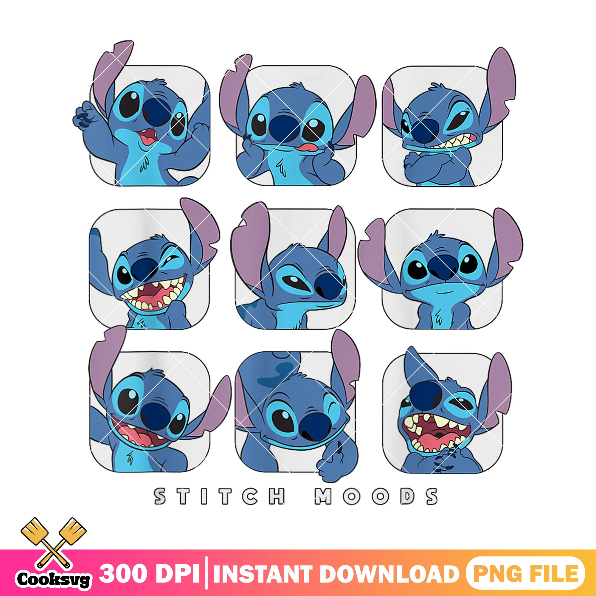Disney stitch mode design png, stitch mode png, stitch emotion png
