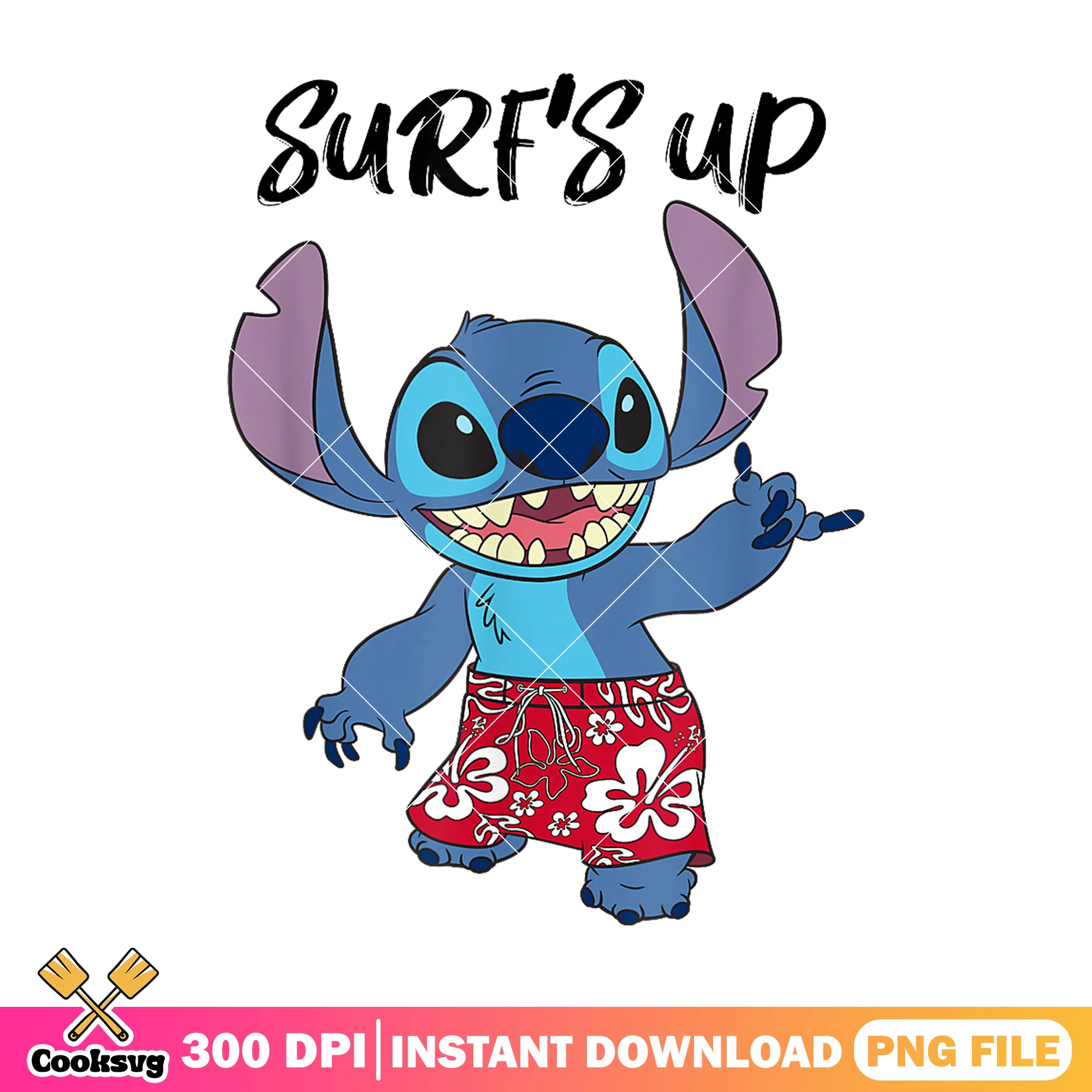 Disney stitch surfs up png, stitch summer png, disney stitch png