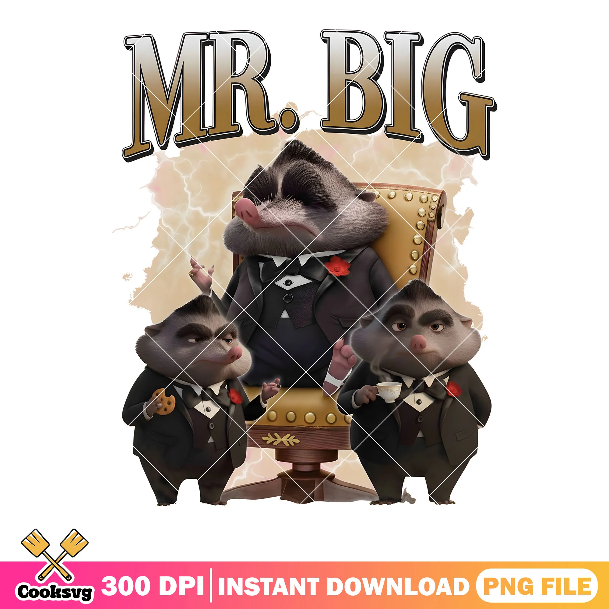 Disneyland trip tee png, disneyland matching png, mr big zootopia png
