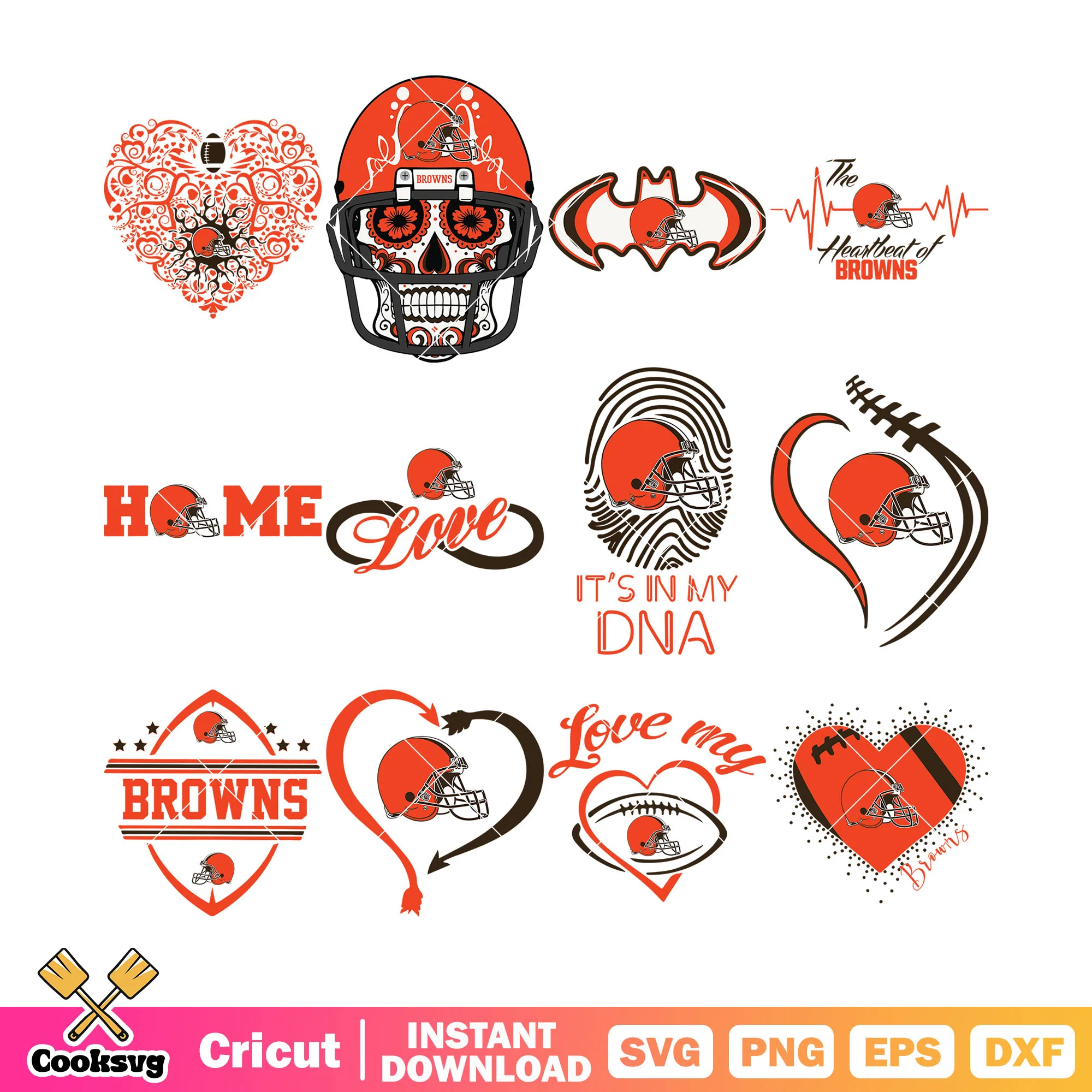 Dna batman brown bundle svg, cleveland browns bundle svg, rugby bundle svg