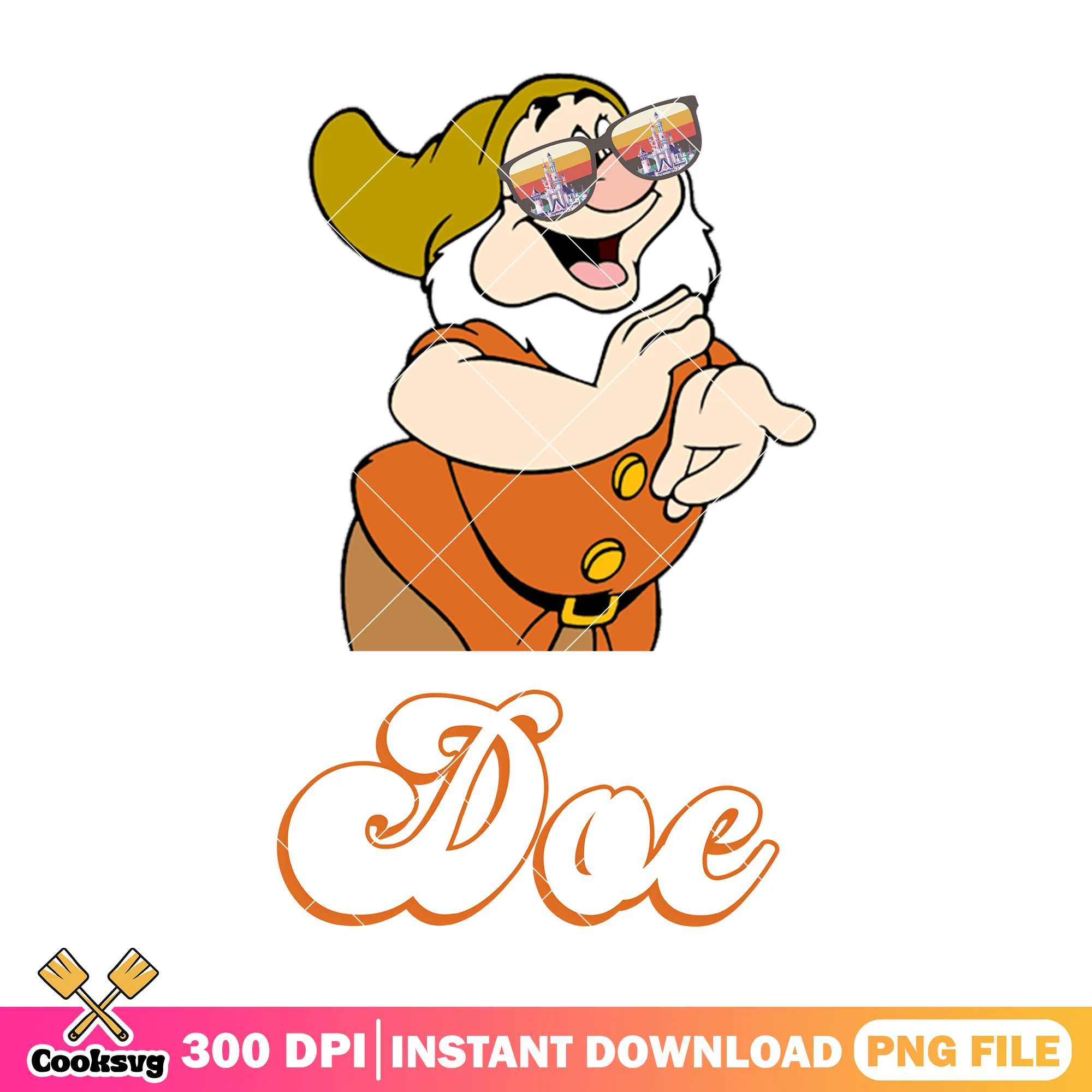Doc snow white png, snow white dwarfs png, disney shows png