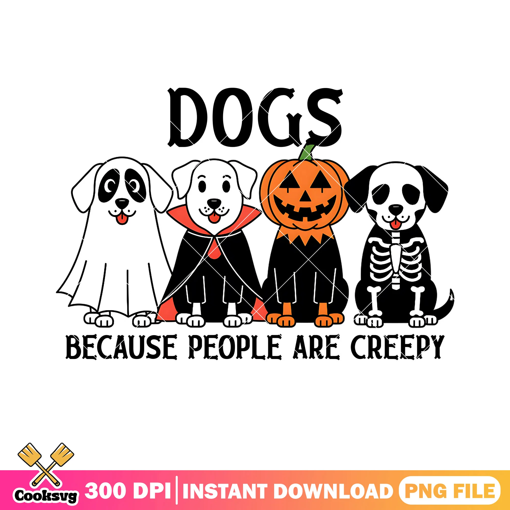 Dog squad baby png, jack o lantern png, halloween scary png