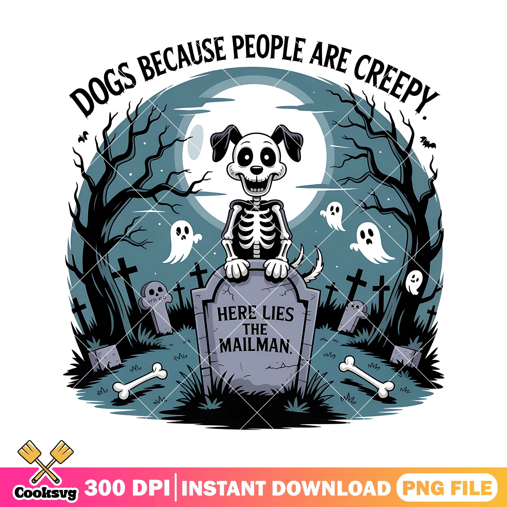 Dogs halloween spirits png, halloween jokes png, funny memes png