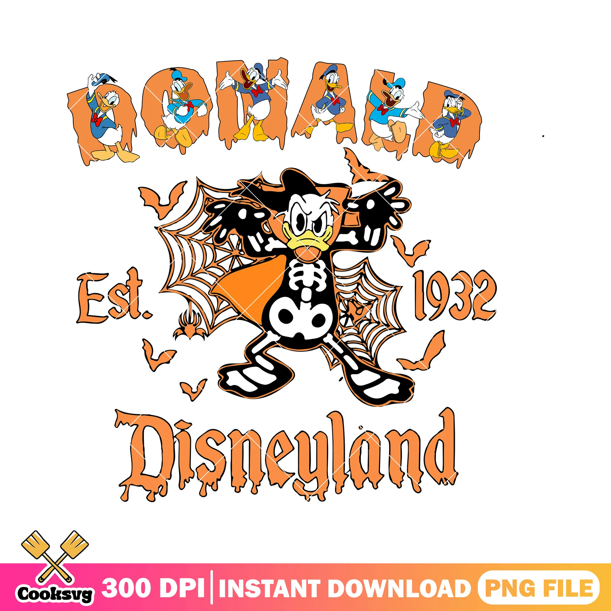 Dolnald duck human skeleton costume png, halloween costume ideas png