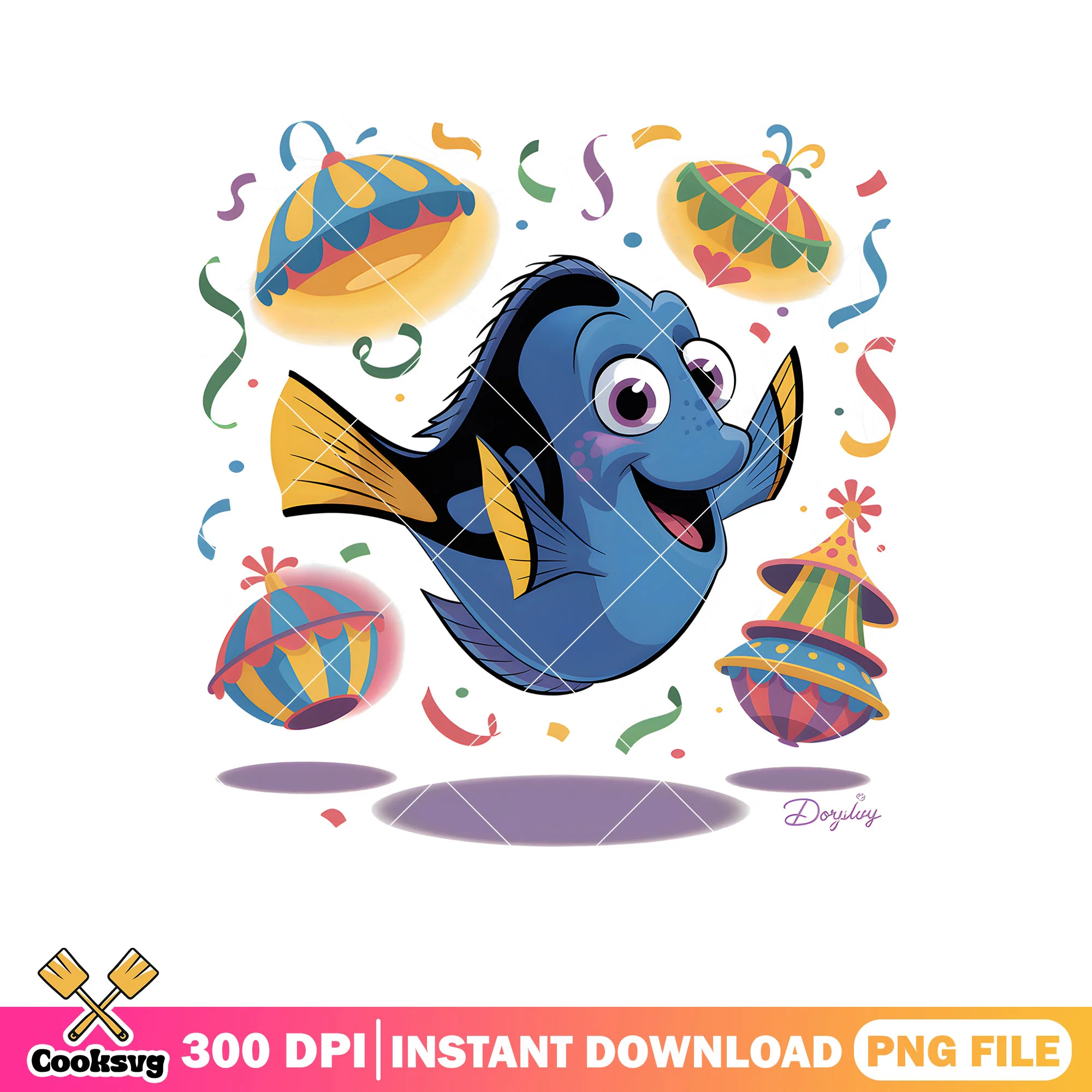 Dory the jellyfish png, dory the fish png, disney poster png
