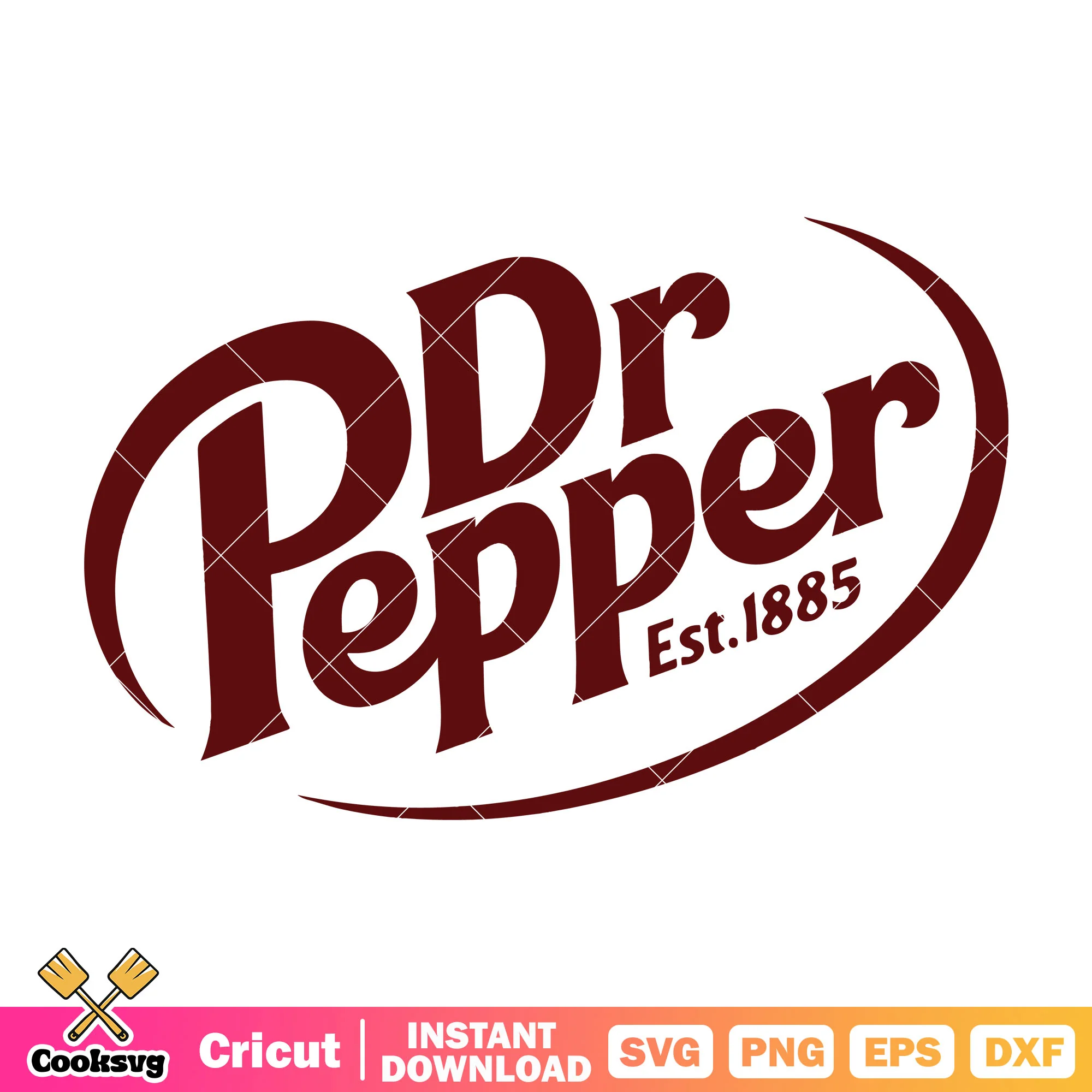 Dr pepper est 1885 drinking svg, dr pepper svg, dr pepper est svg