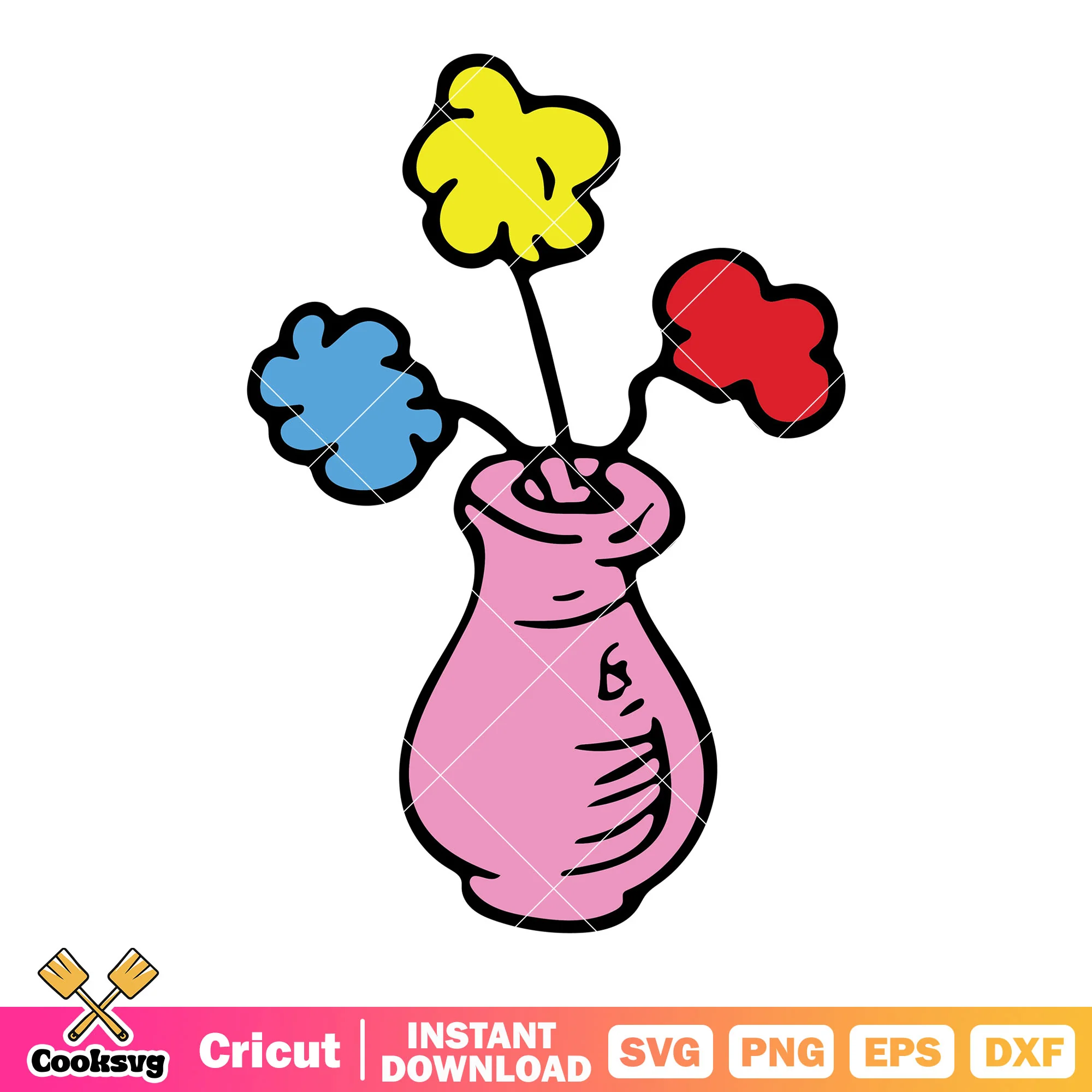 Dr seuss flower cartoon svg file, dr seuss umbrella svg, dr seuss svg