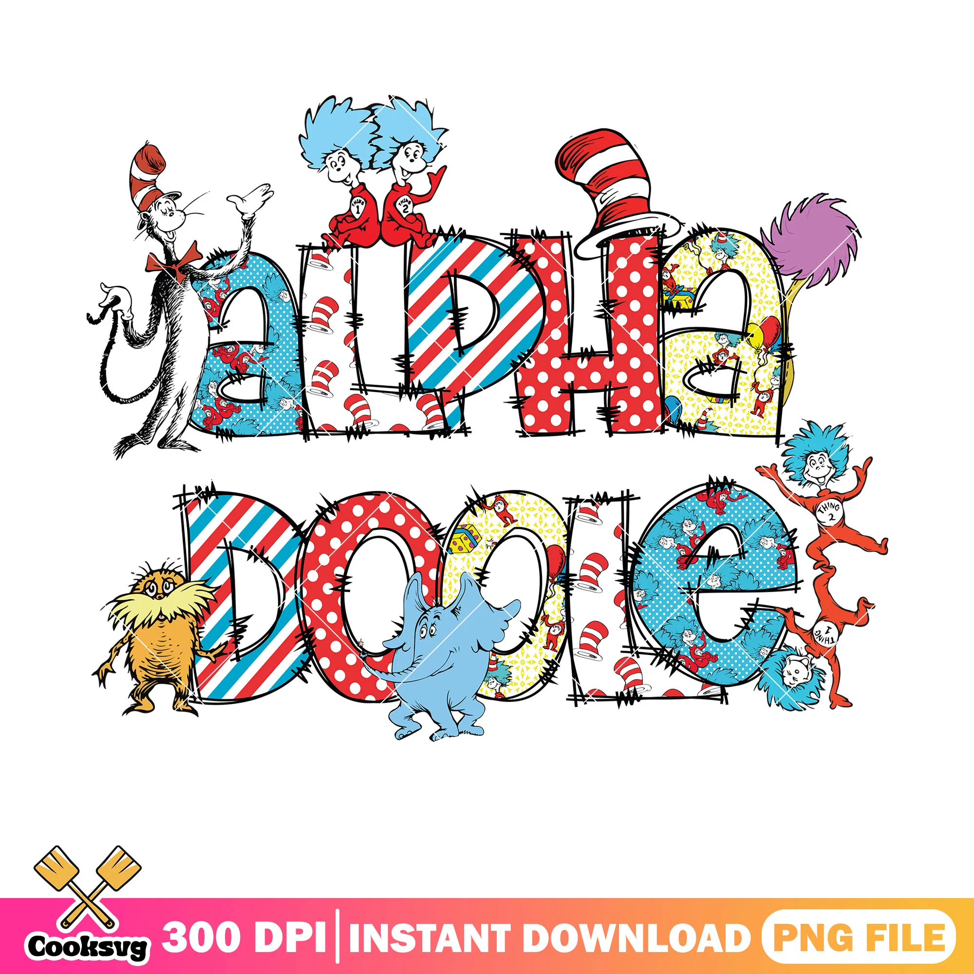 Dr seuss friends alpha doole png, dr seuss friends png, dr seuss png