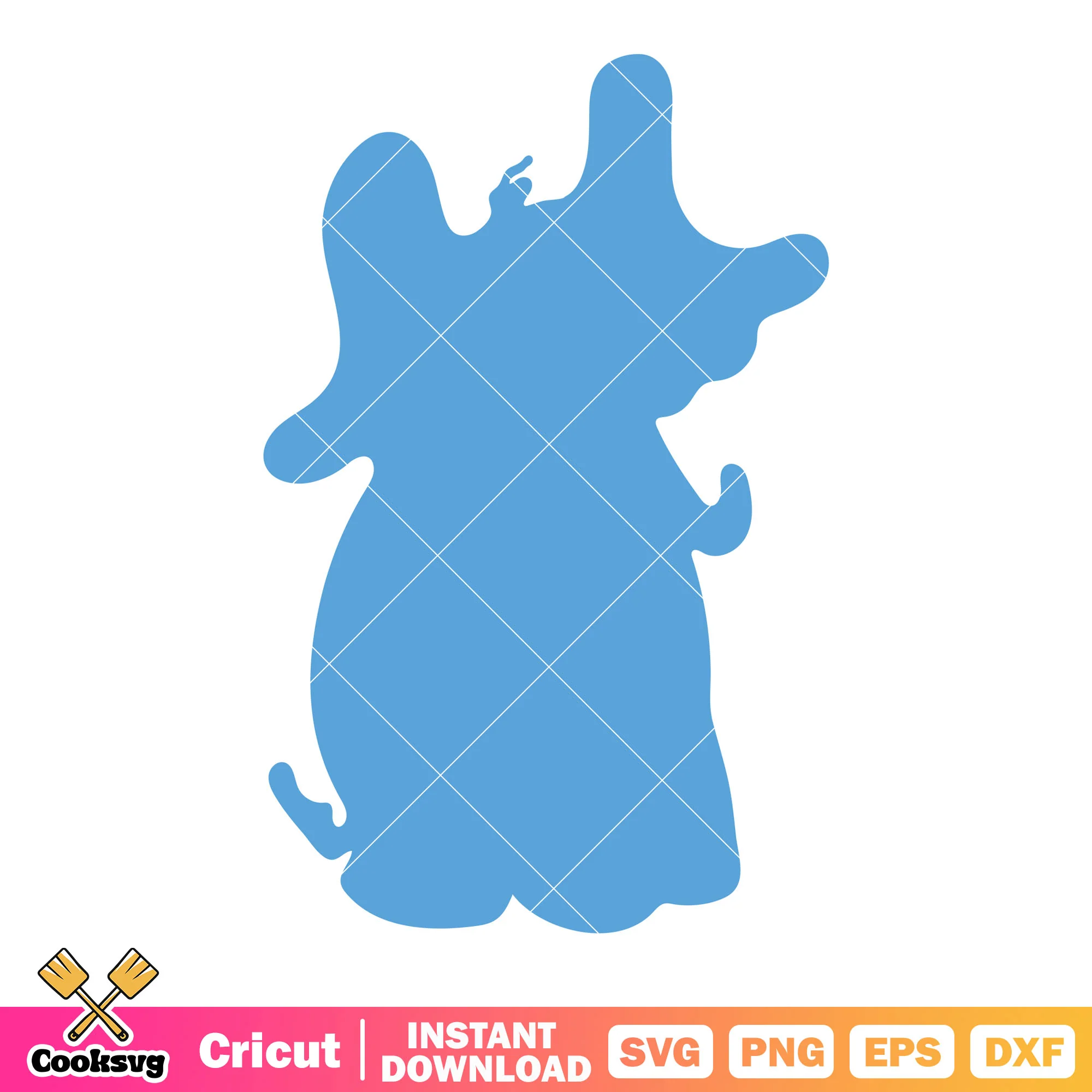 Dr seuss friends elephant silhouette svg, dr seuss friends svg