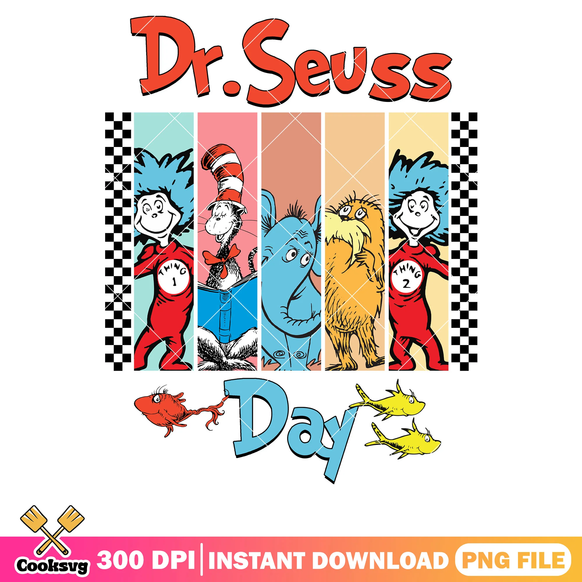 Dr seuss friends in day png file, dr seuss day png, friends dr seuss png