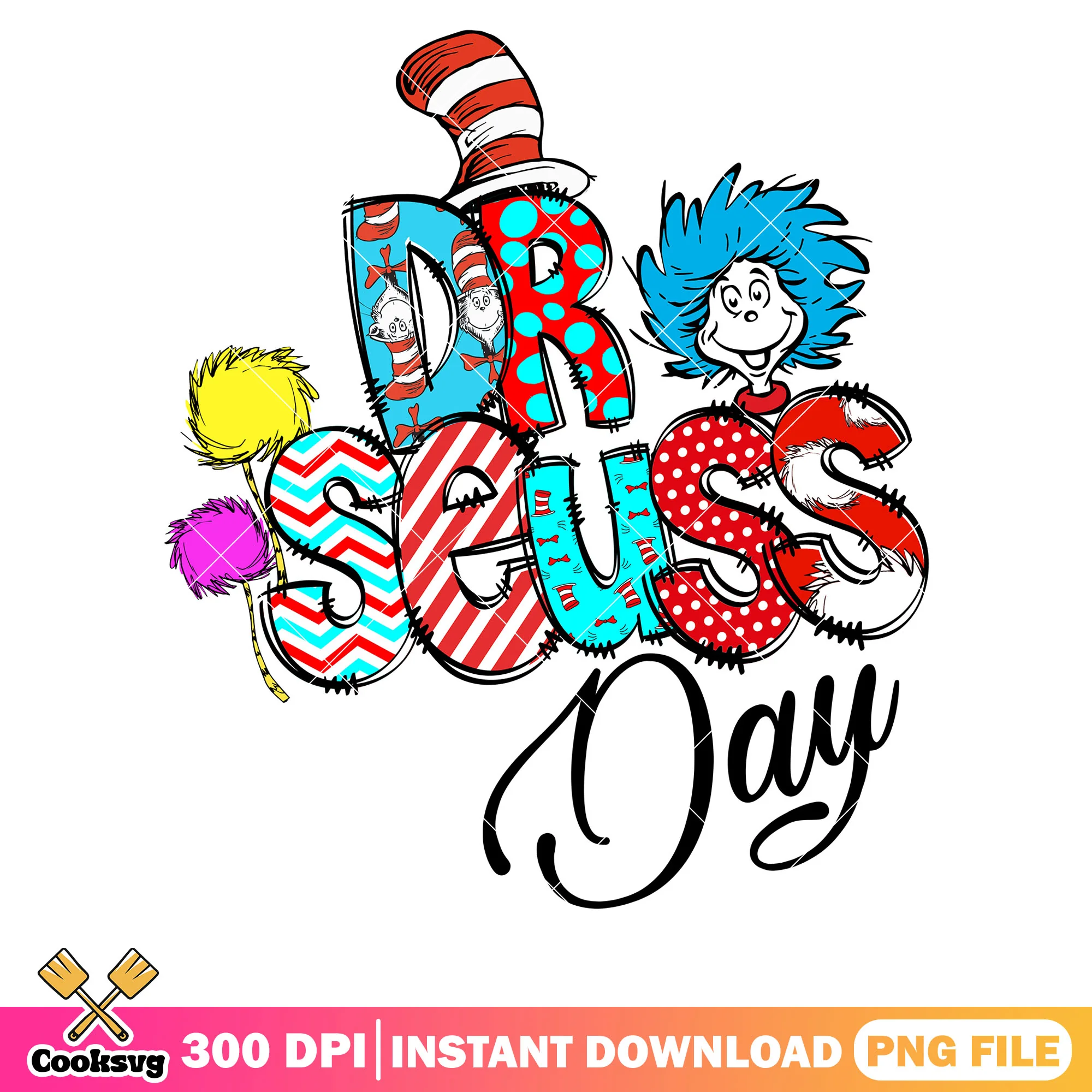 Dr seuss hat and thing day png, dr seuss thing png, dr seuss day png