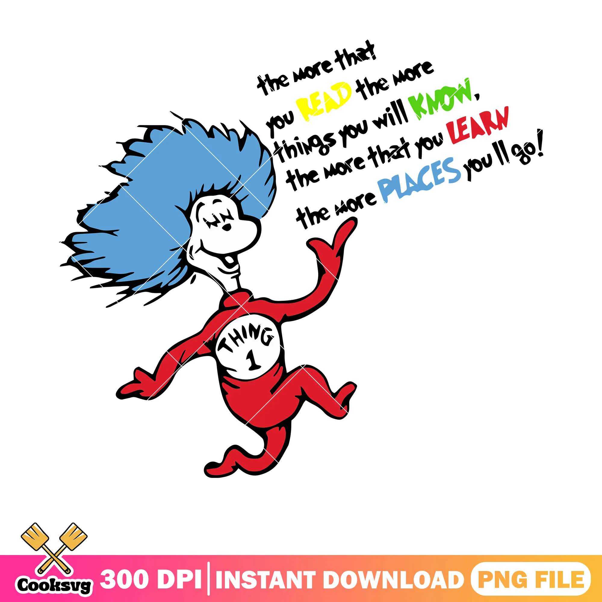 Dr seuss thing one quotes png, dr seuss thing one png, dr seuss quotes png