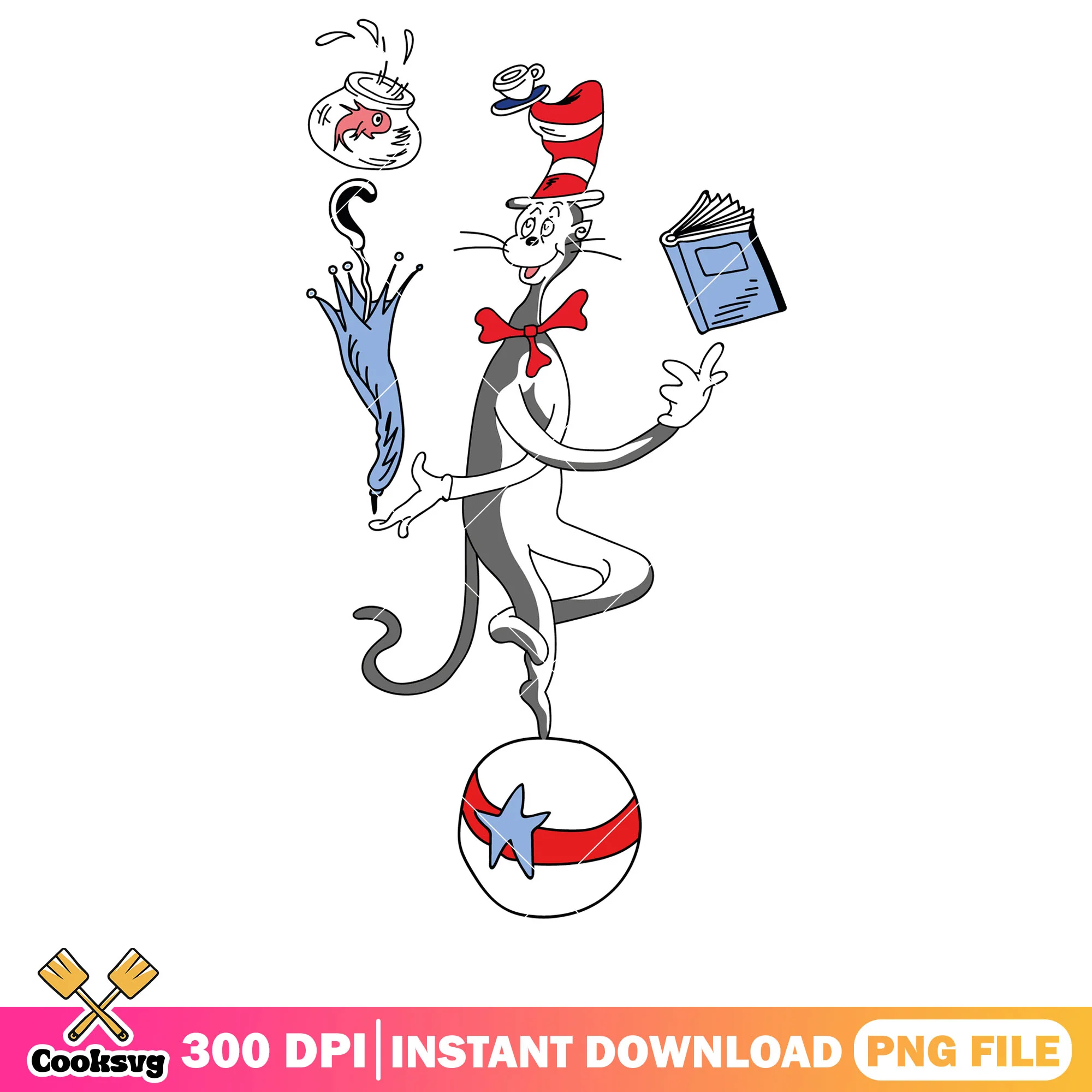 Dr seuss umbrella and book png, dr seuss umbrella png, dr seuss book png