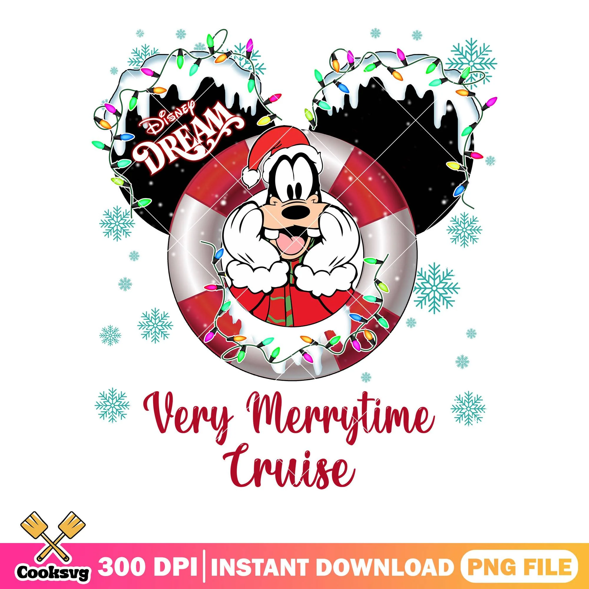 Dream sailor goofy lifebuoy png, cruise travel png, goofy png