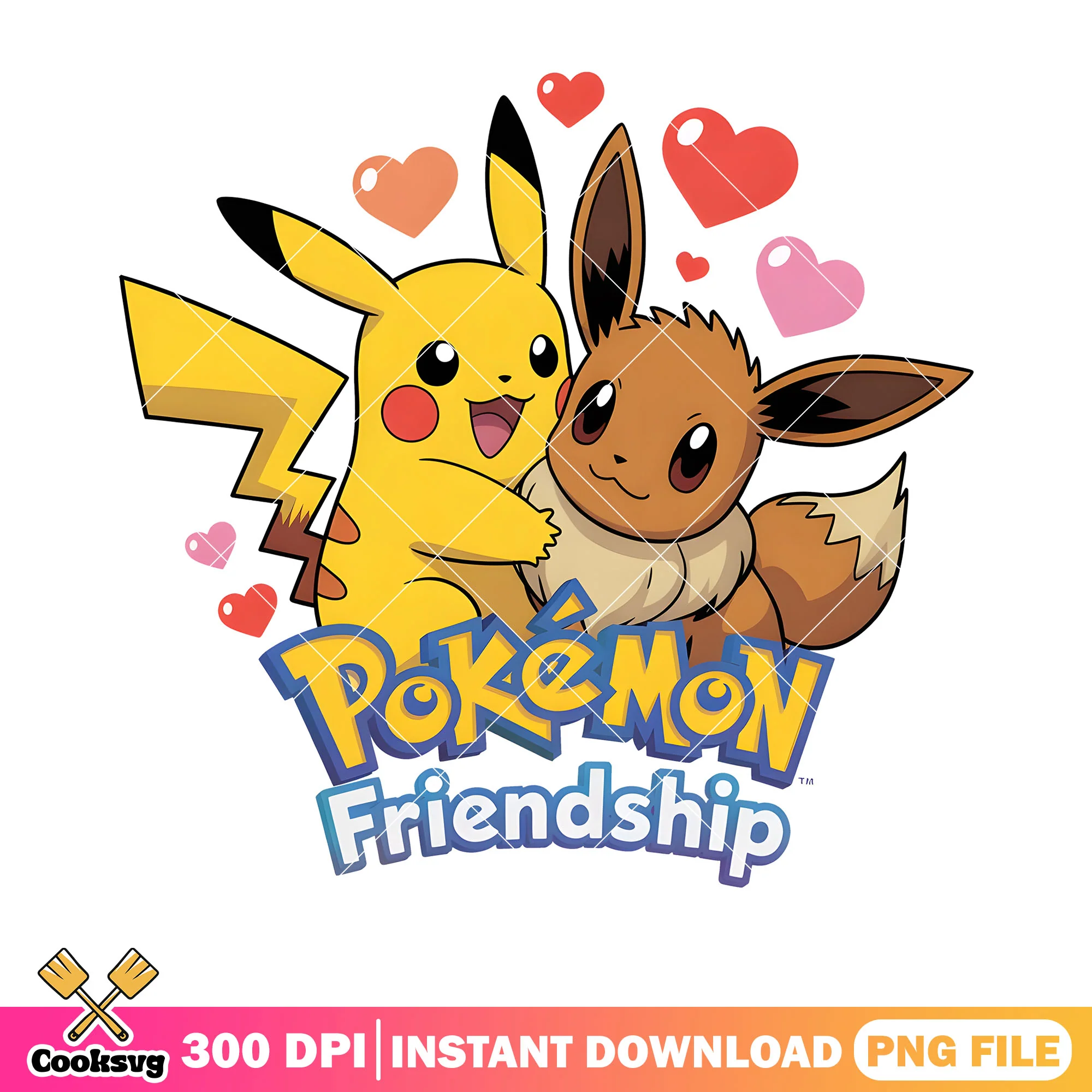 Duo pokemon friendship png, pokemon card png, pokemon poster png