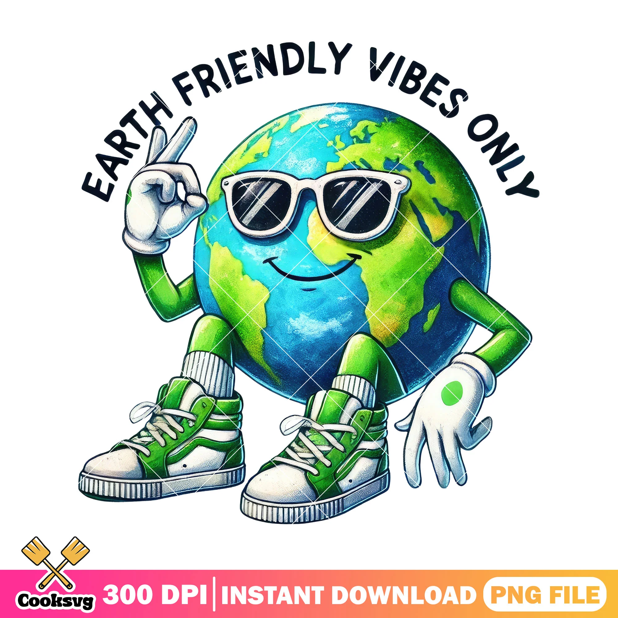 Earth friendly vibes only png, google earth day quiz png