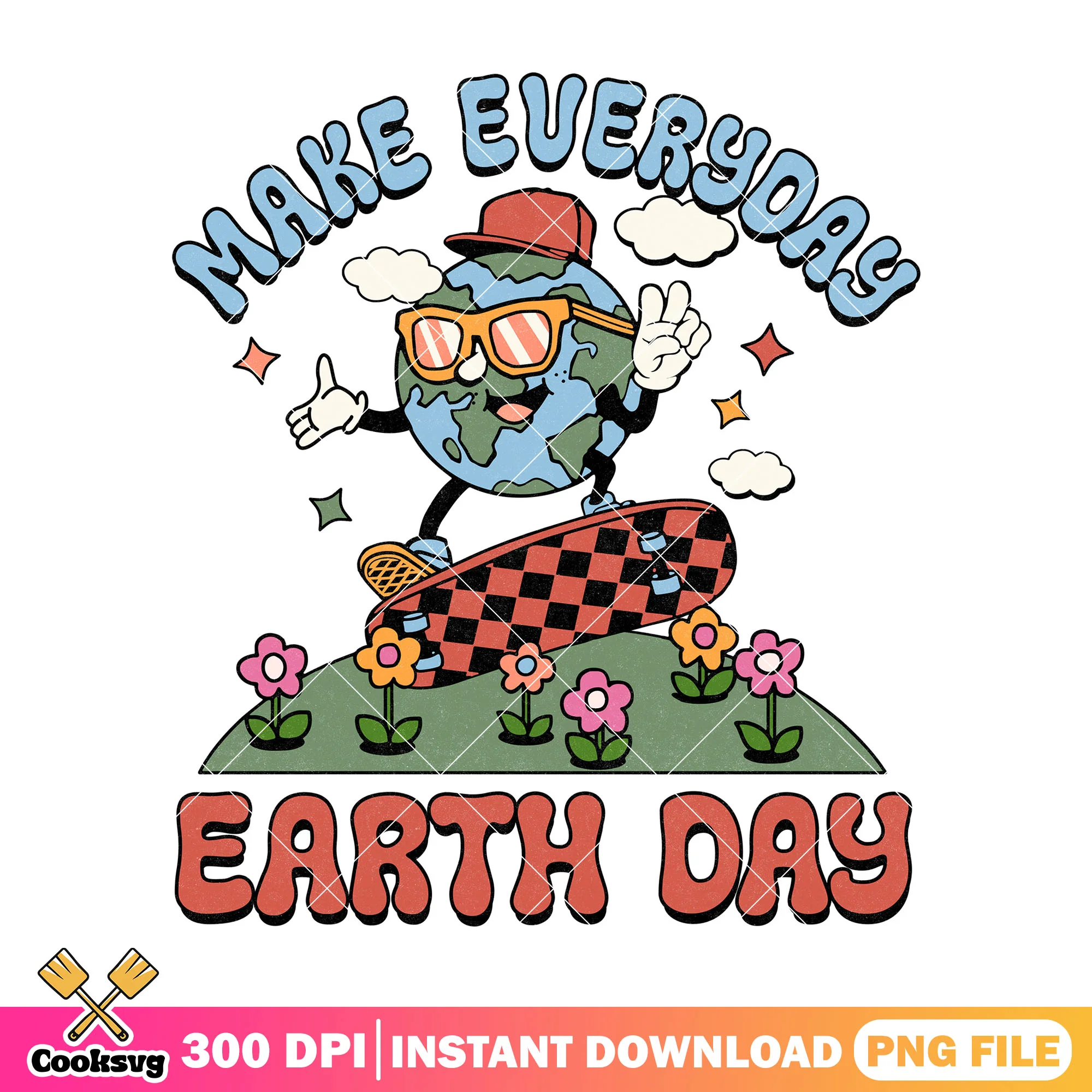 Earth play skateboard make everyday earth day png, when is earth day png