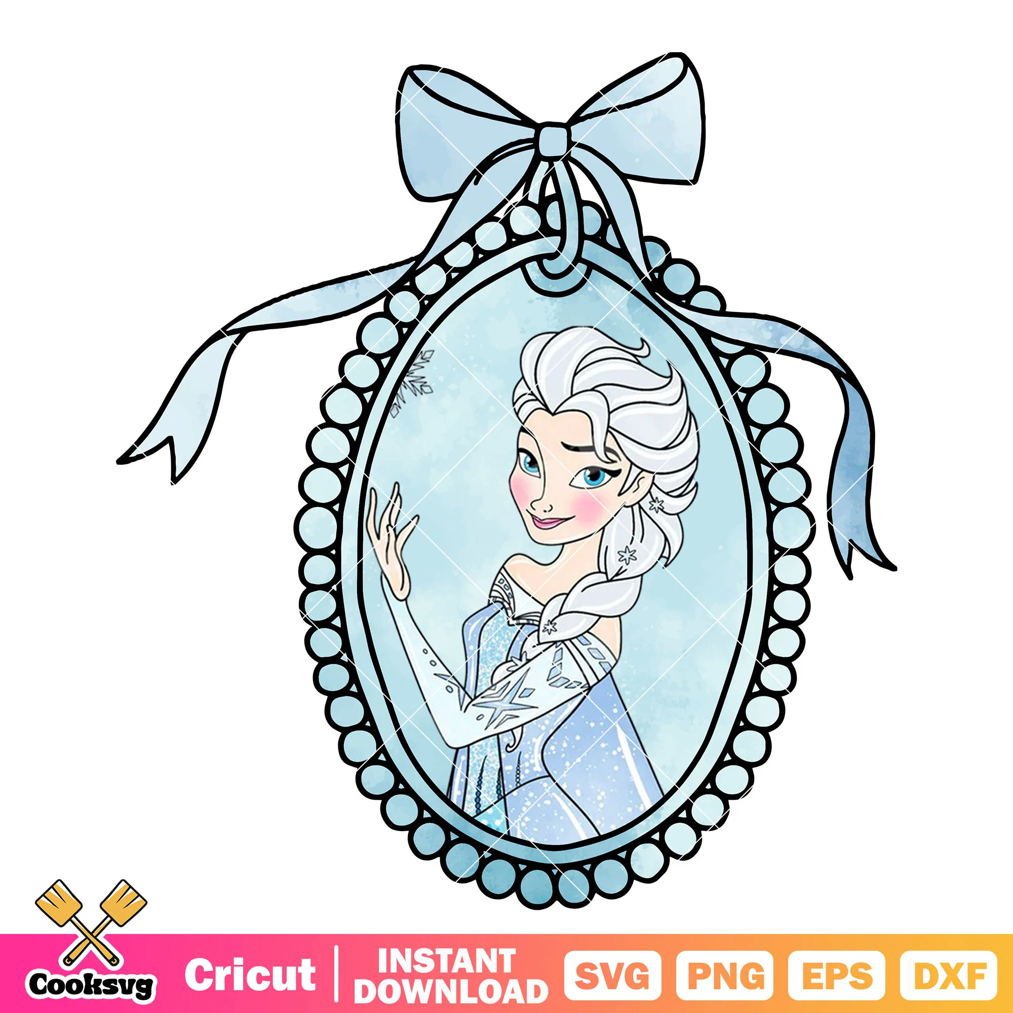 Elsa Princess Disney Magic Mirror PNG, Elsa Princess PNG