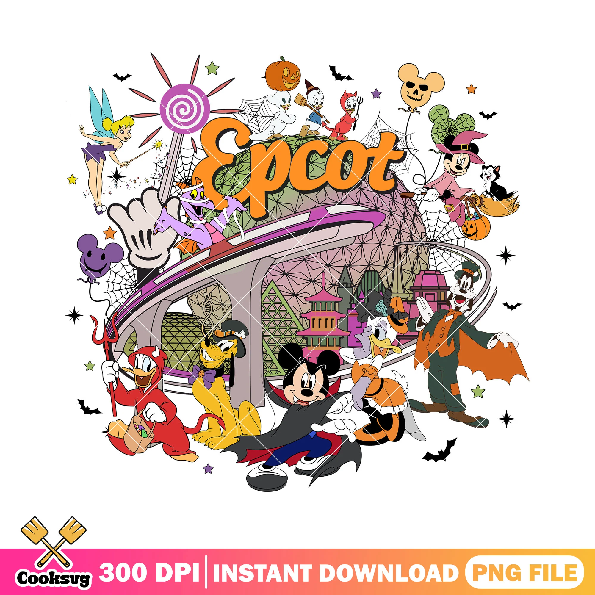 Epcot halloween design png, what is halloween png, disney land png