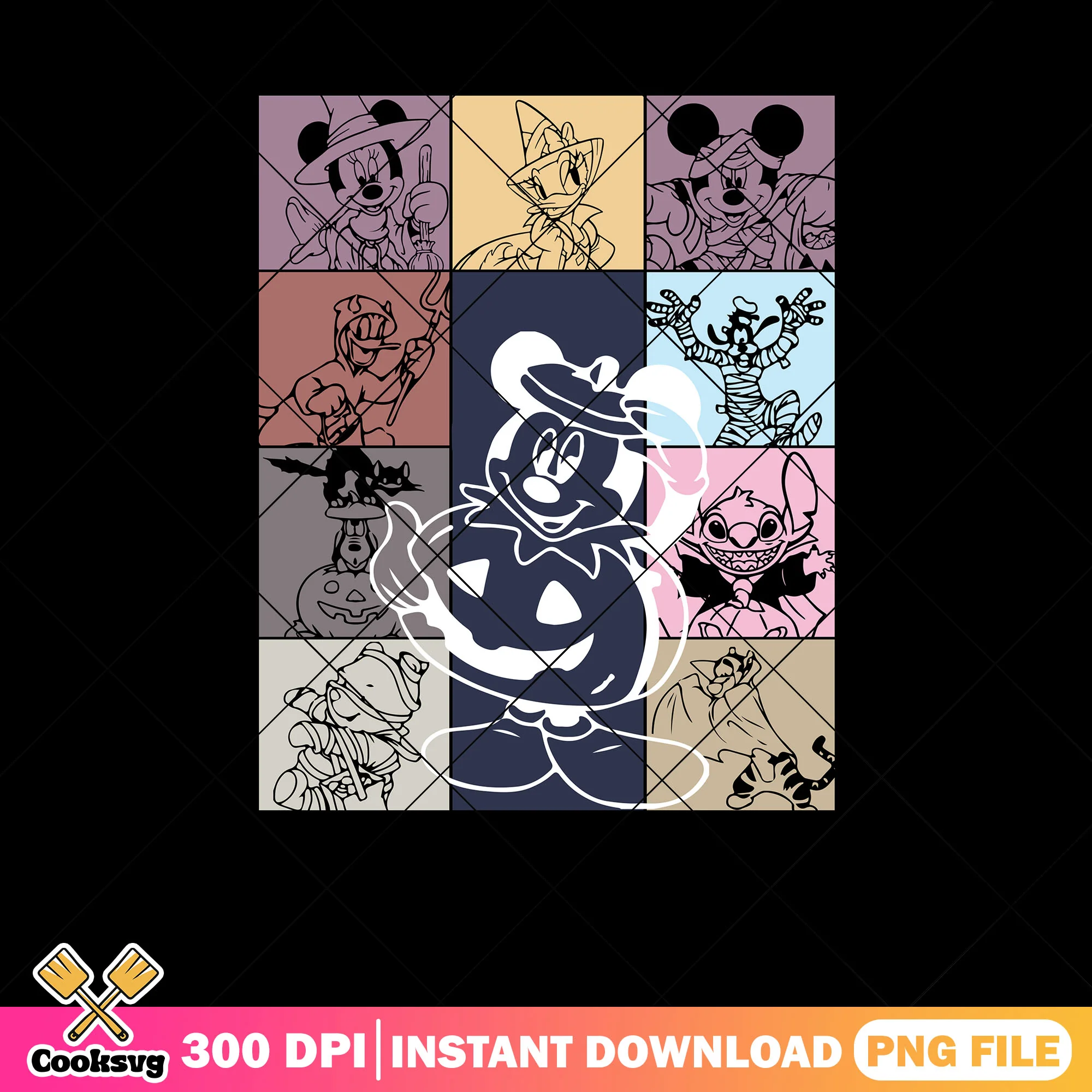 Eras tour disney halloween png, spirit halloween png, disney tour png