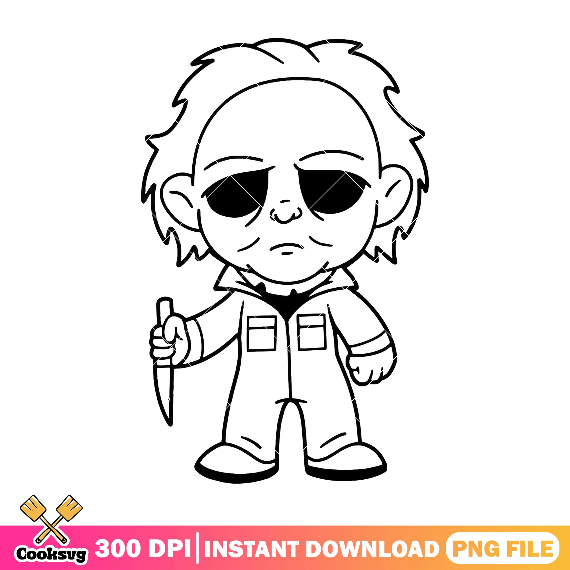Fanart michael myers design png, scary horror movies png