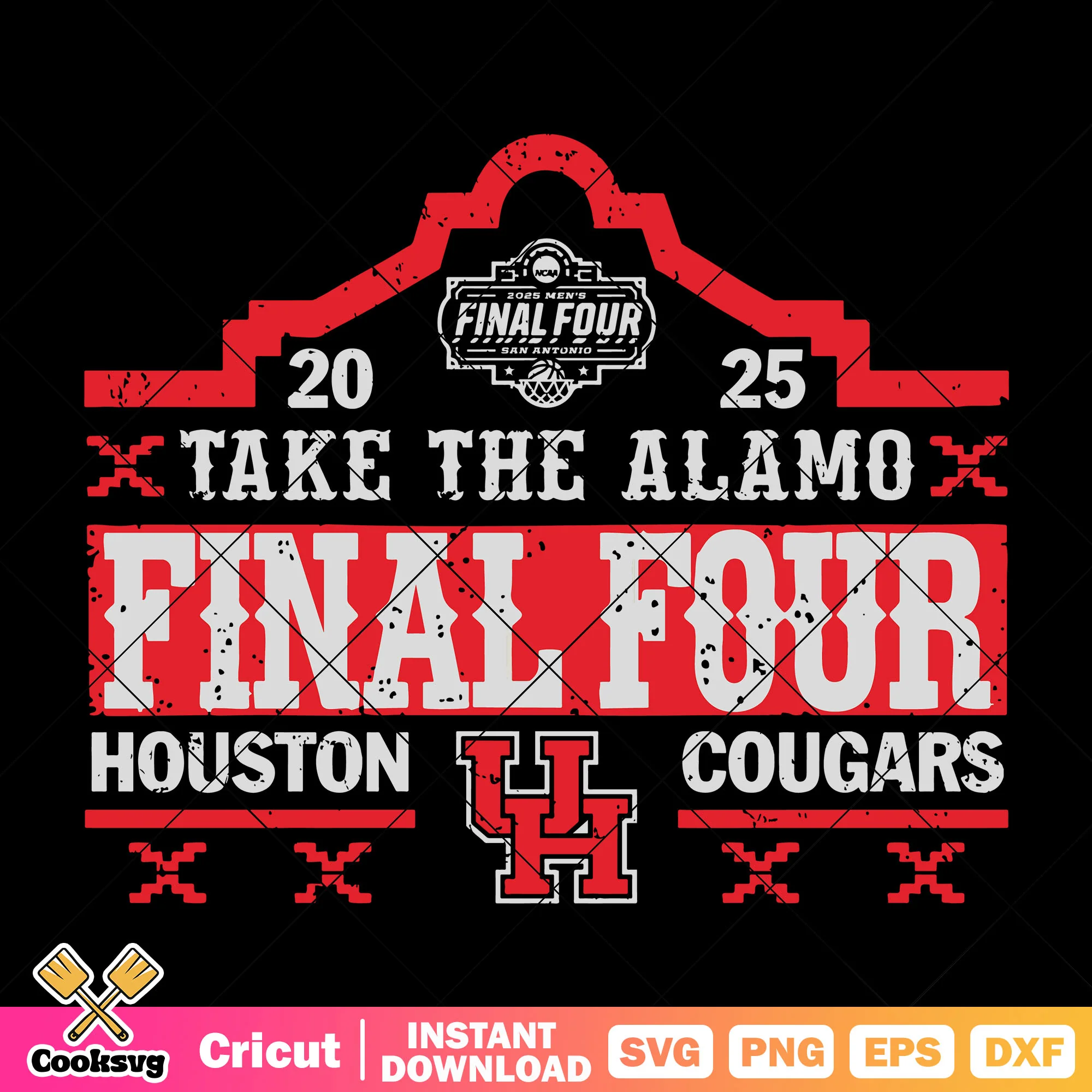 Final four houston cougars 2025 svg, houston cougars svg