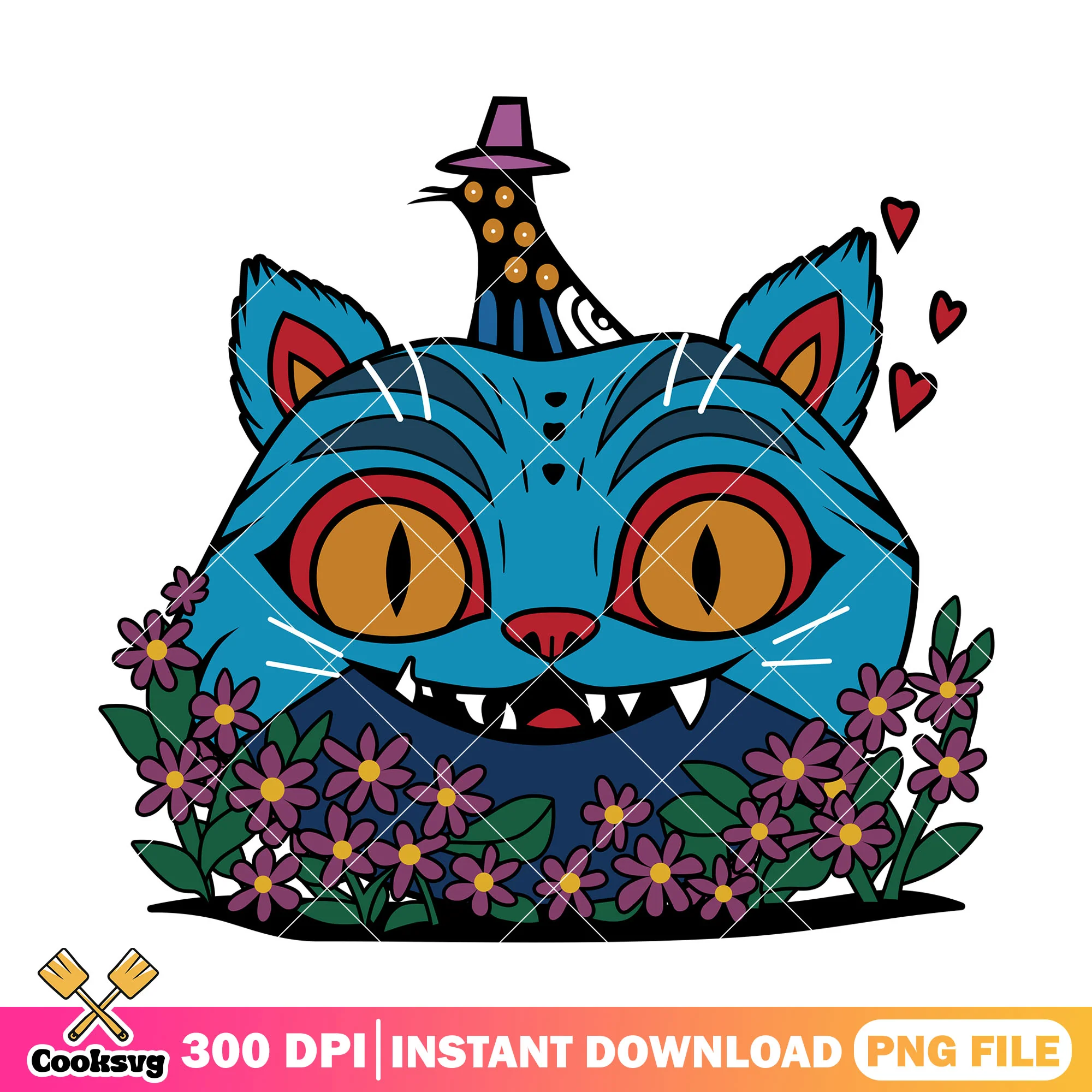 Floral hidden derpy png, cute derpy png, kpop netflix png