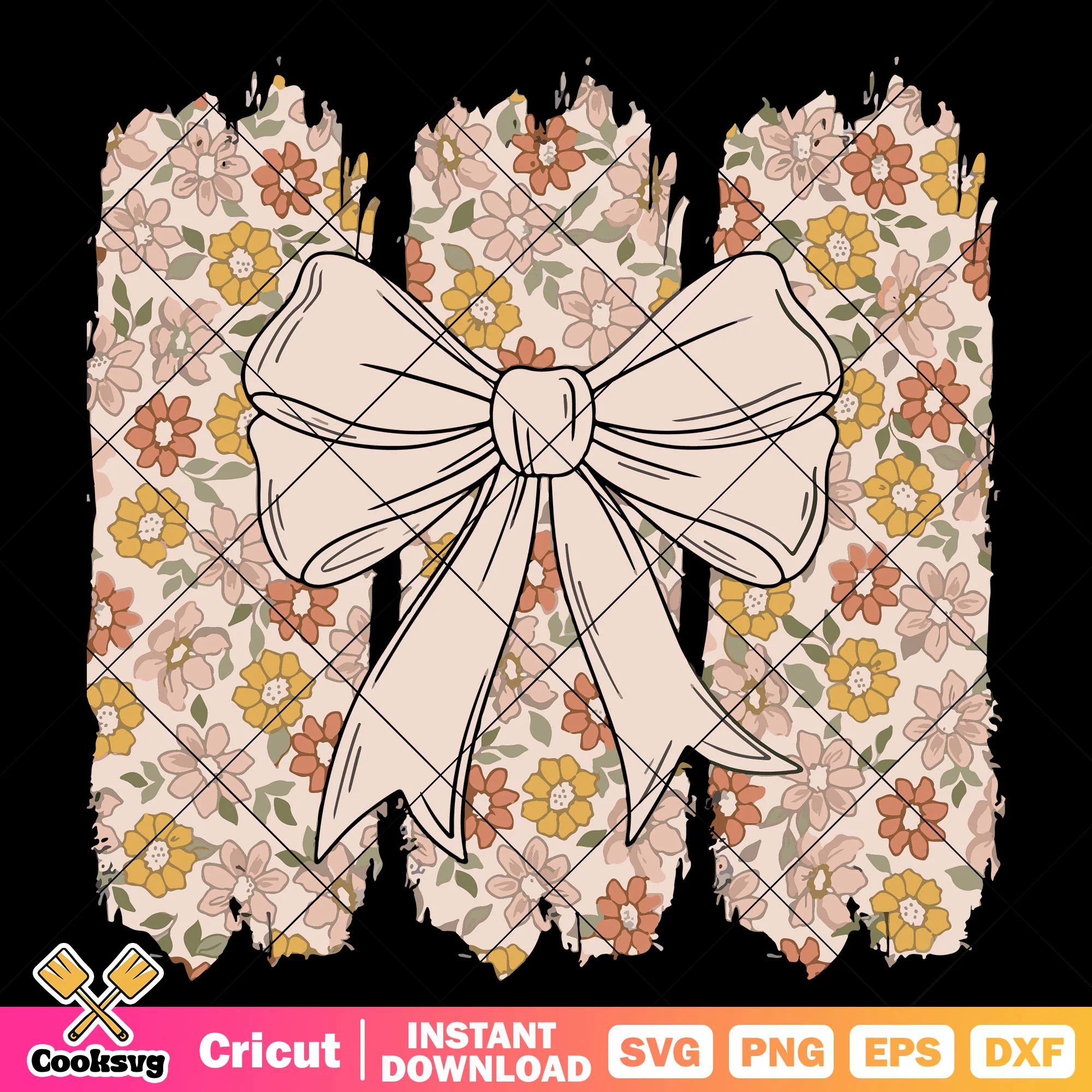 Flower bow tie vibes svg, tie a bow tie svg, bow tie flower svg