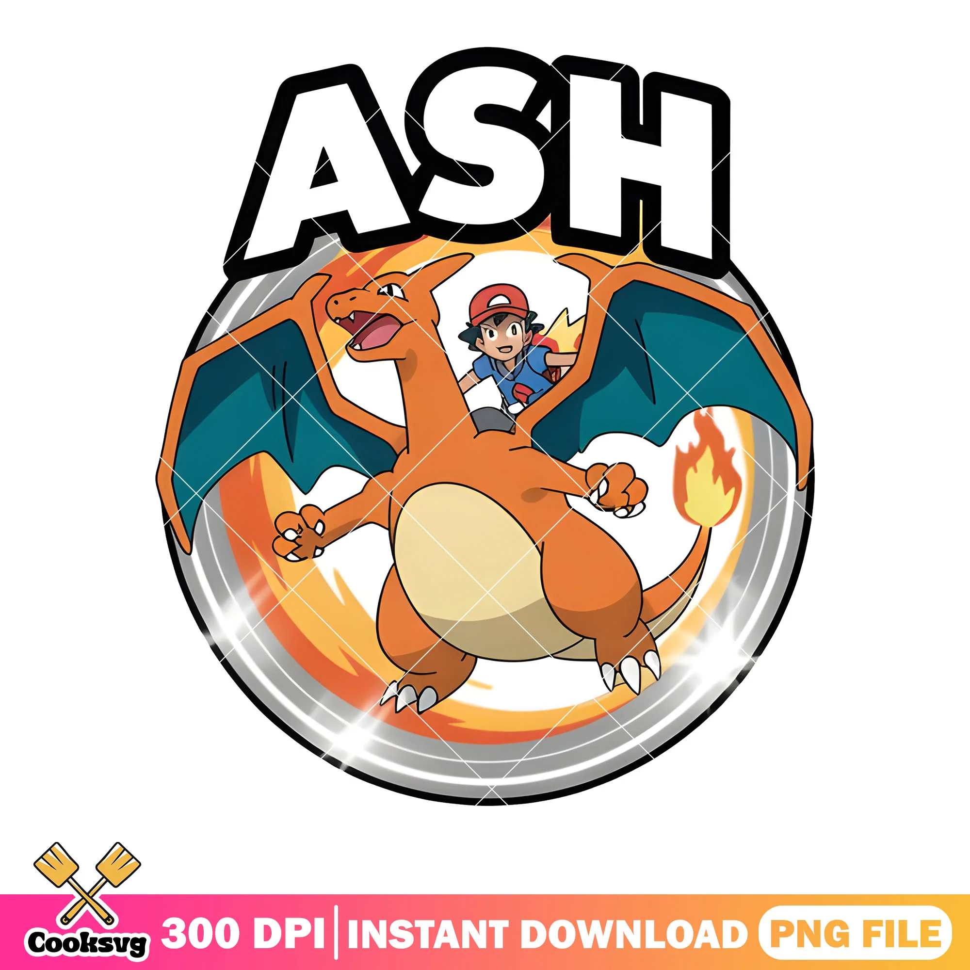 Fly with charizard ash png, charizard png, pokemon ash ketchum png