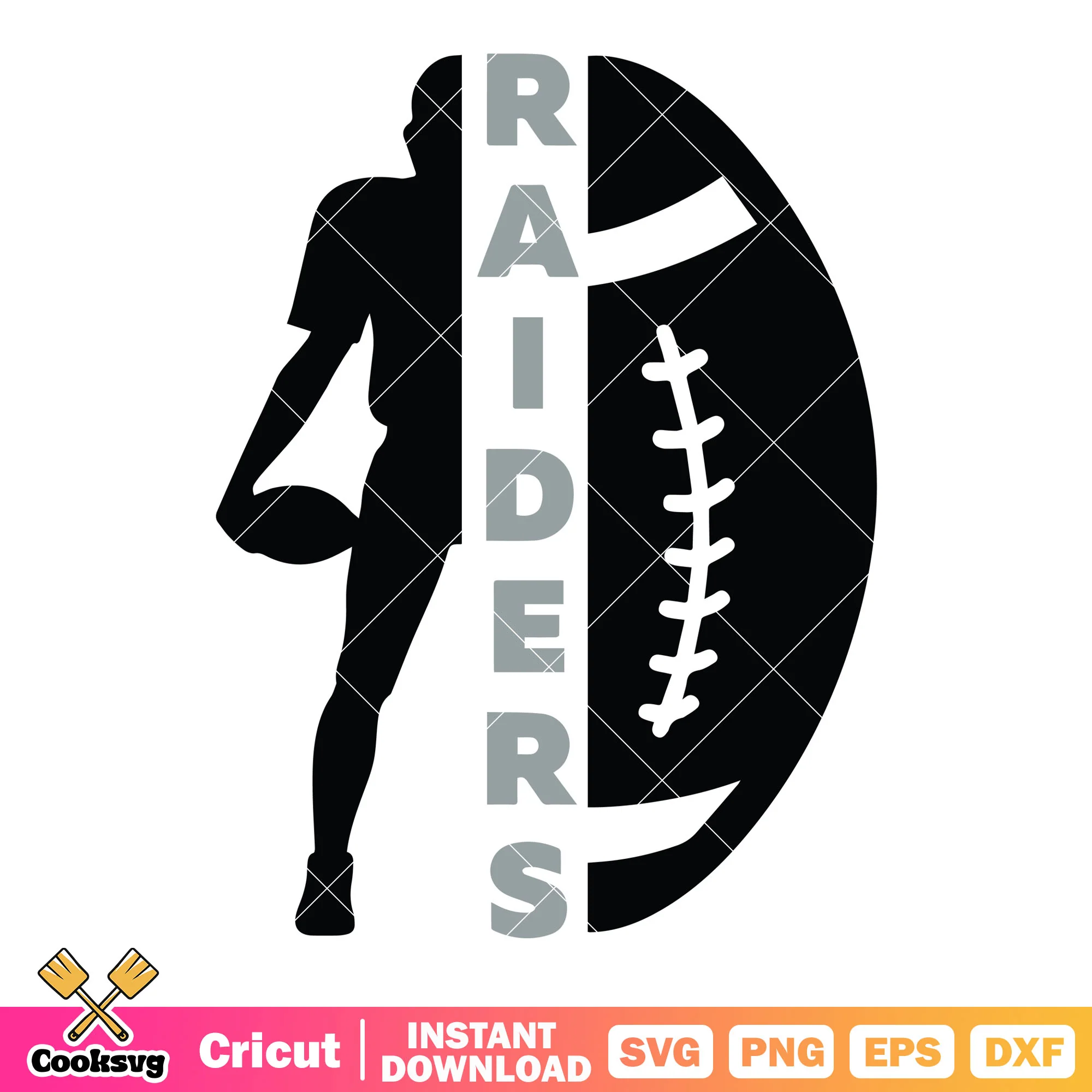 Football raider player svg, national football leauge svg, raiders svg