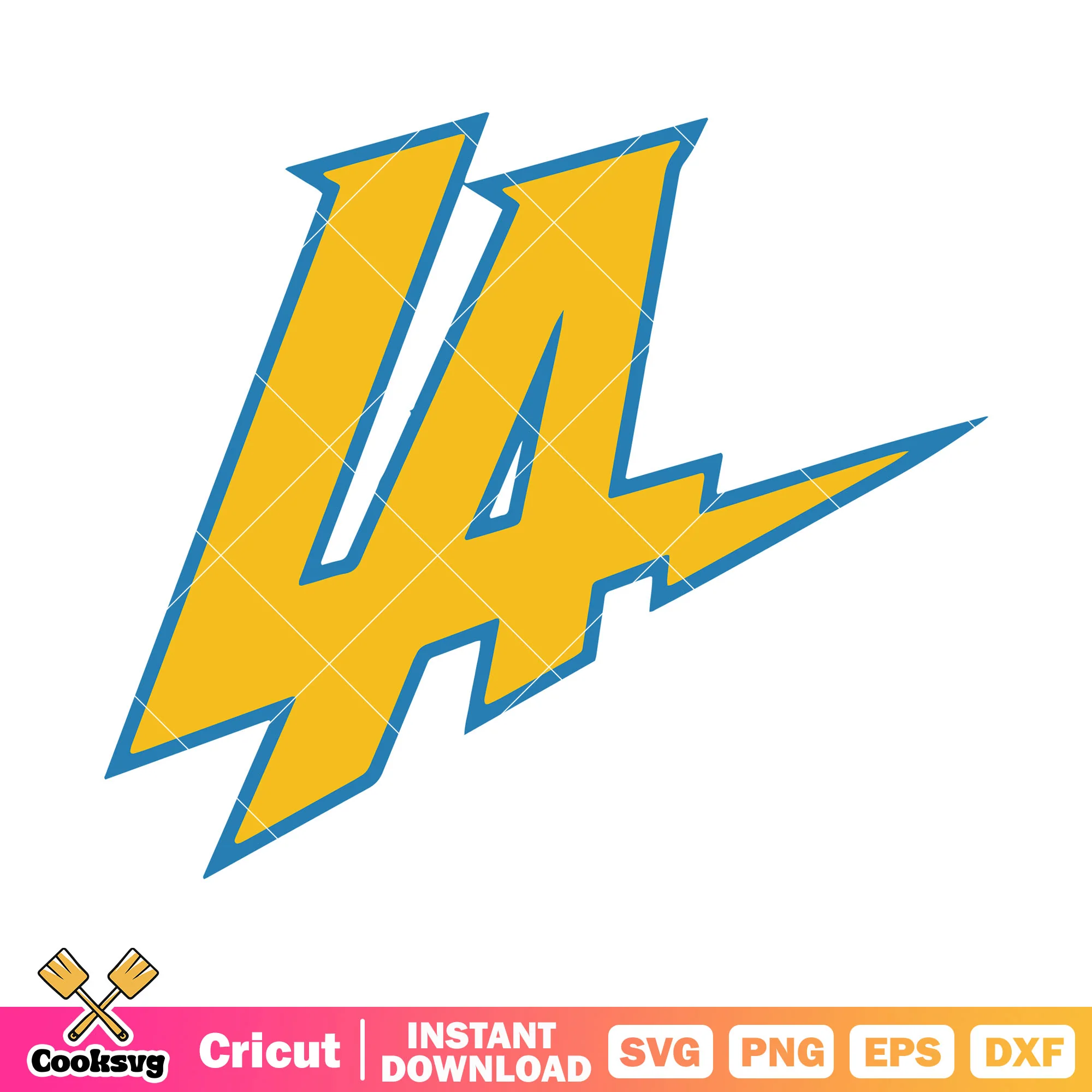 Football team from LA svg, national football leauge svg, la charger svg