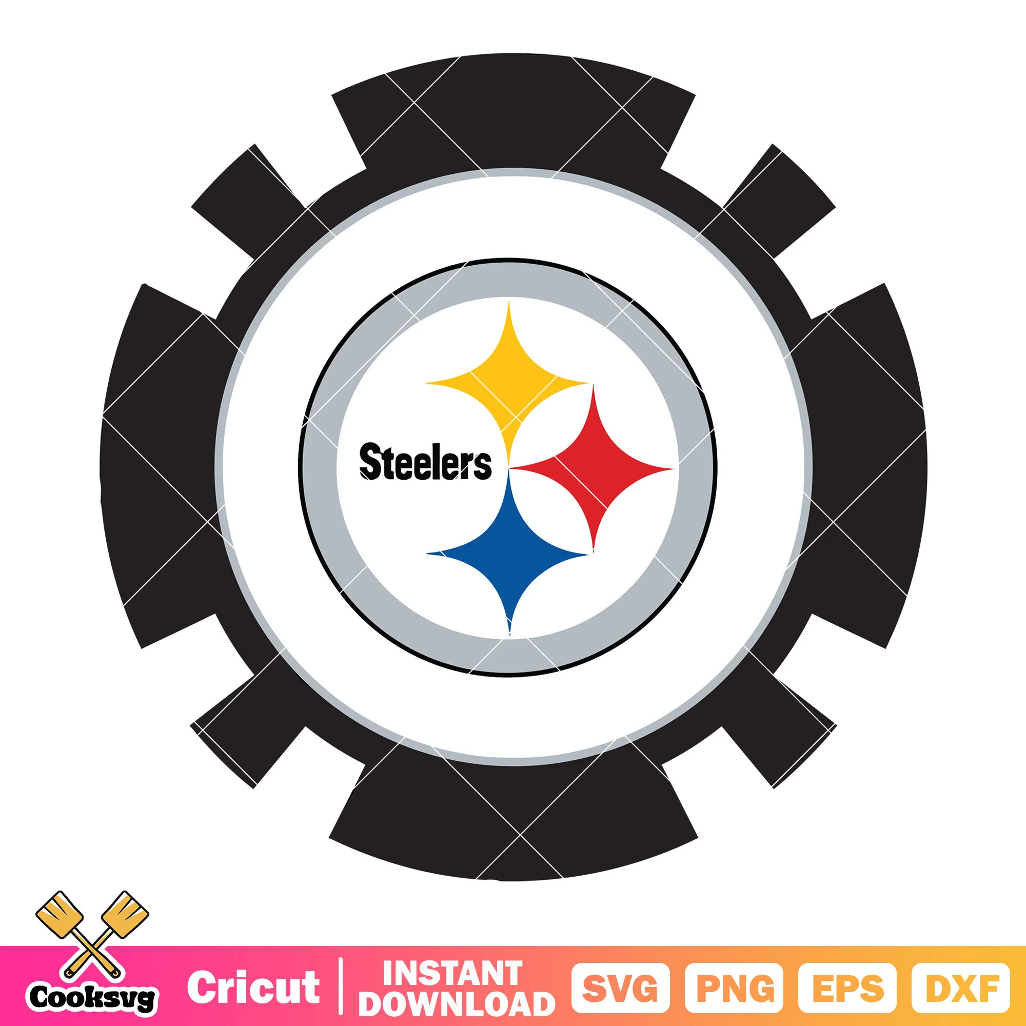 Football teams nfl svg, pittsburgh steelers svg, Acrisure Stadium svg