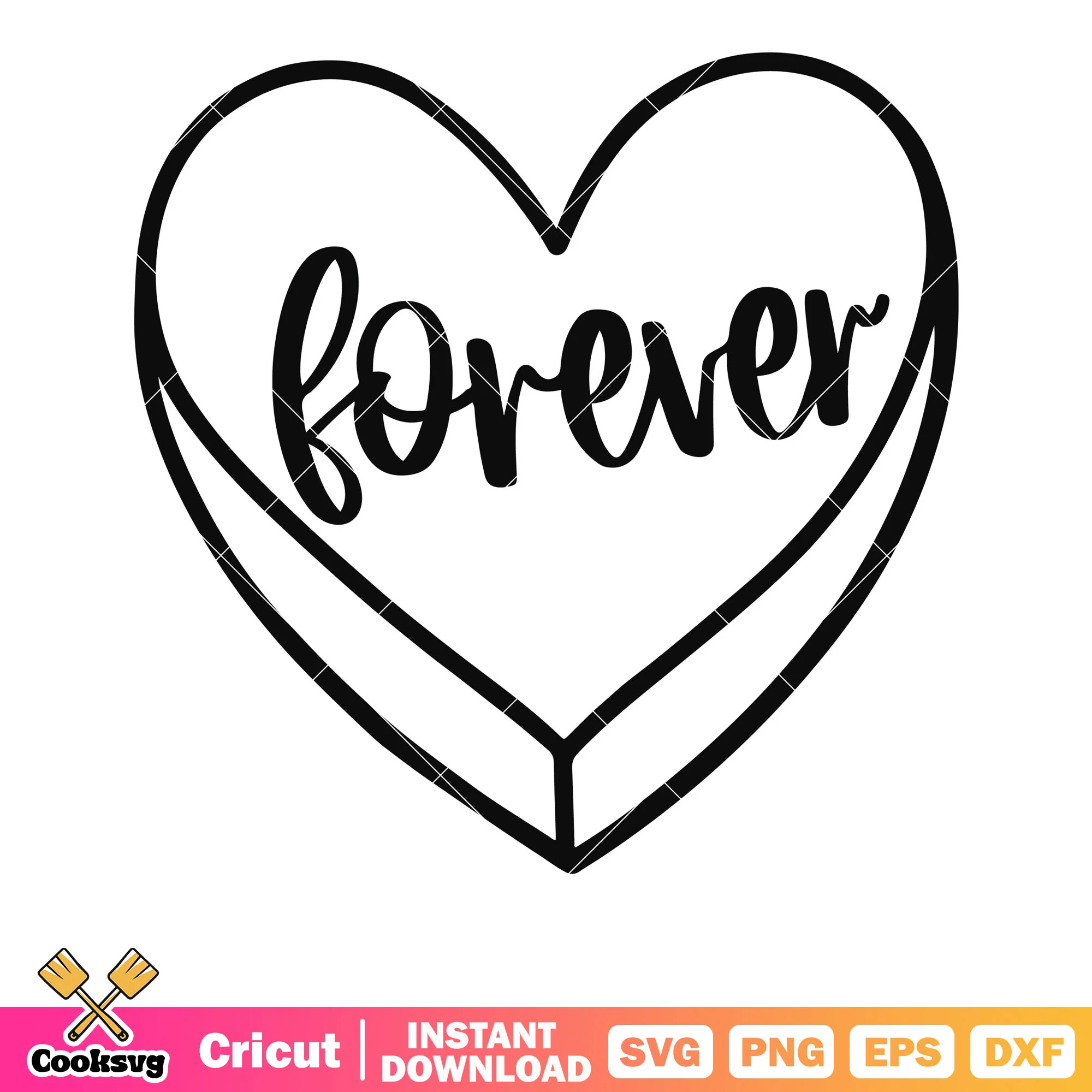 For ever valentine love text svg, love valentines svg, valentine text svg