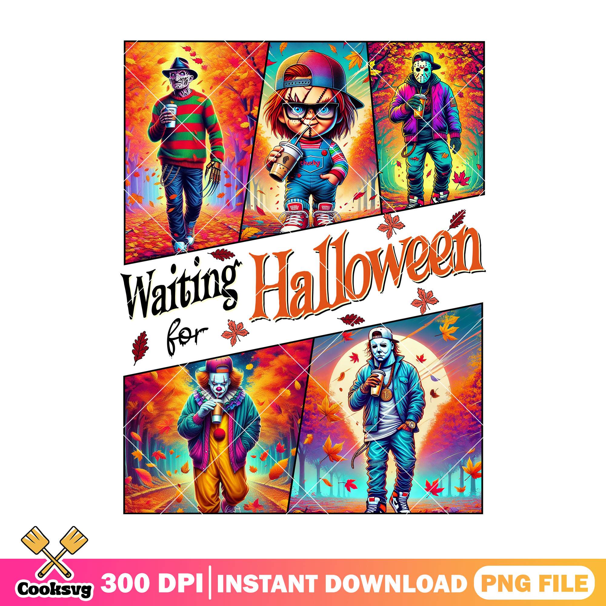 For waiting halloween png, killers standing png, halloween spirit png
