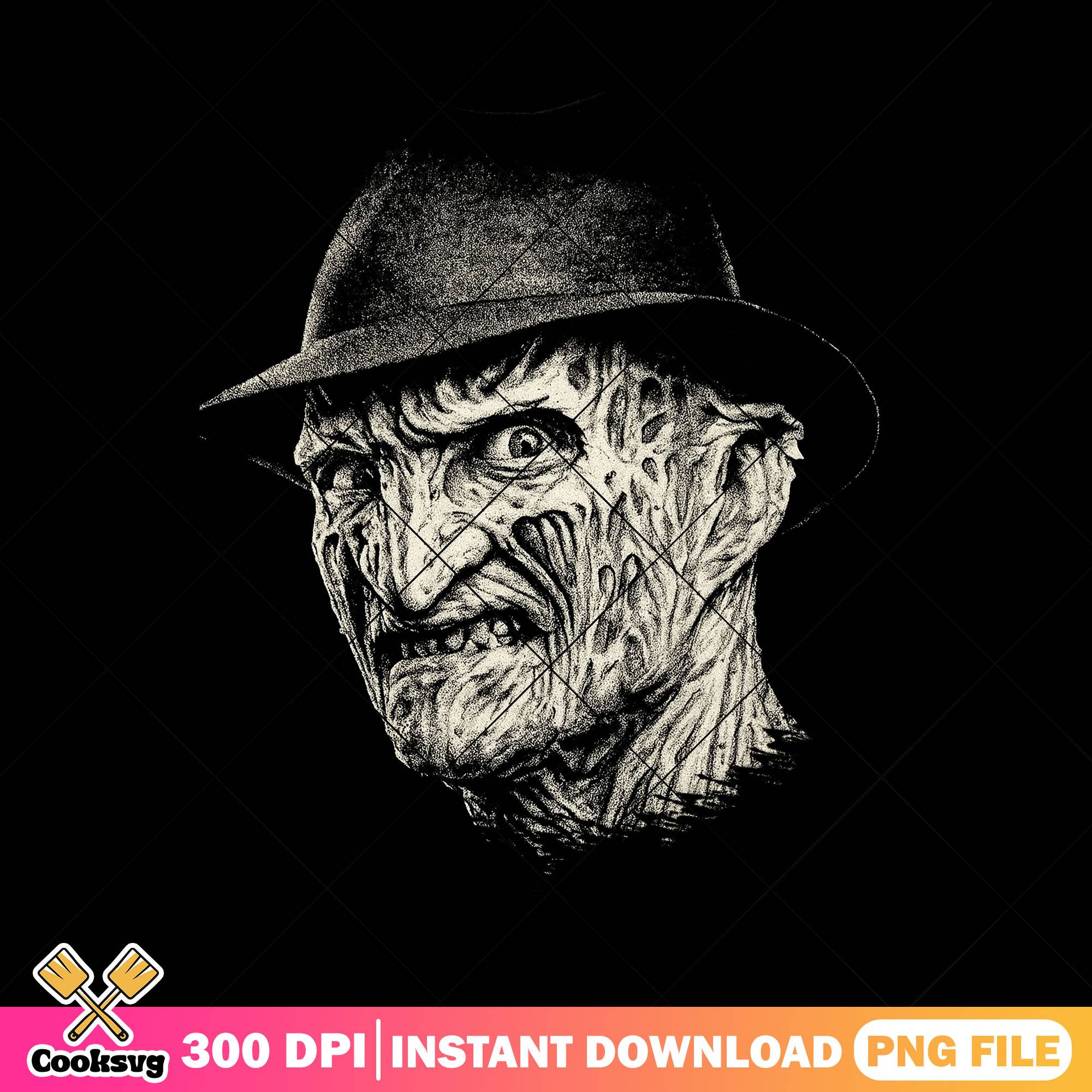 Freddy krueger design png, freddy horror png, this is halloween png
