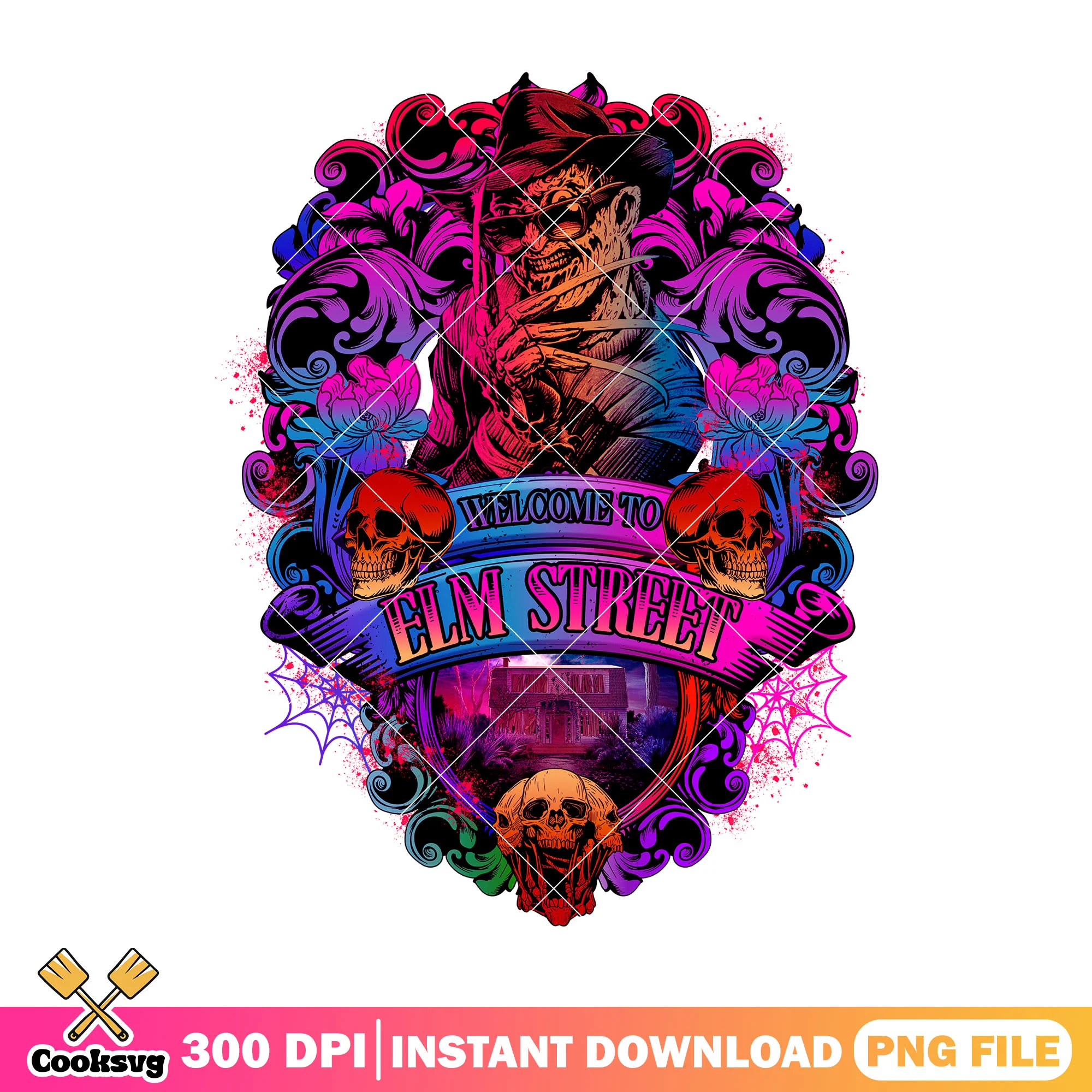 Freddy kueger welcome to elm street png, horror movie villains png