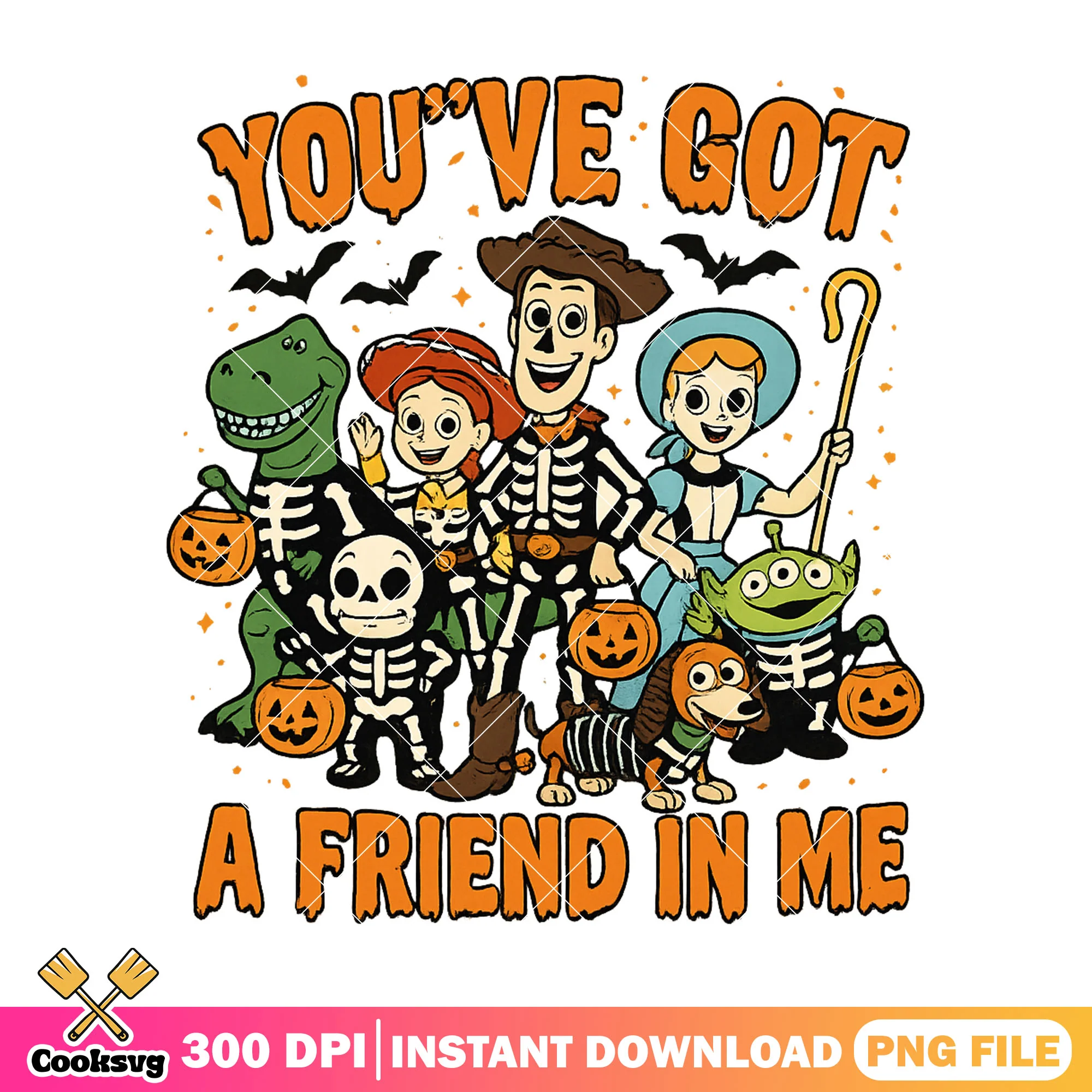Friend toy story design png, disney toy png, spirit halloween png