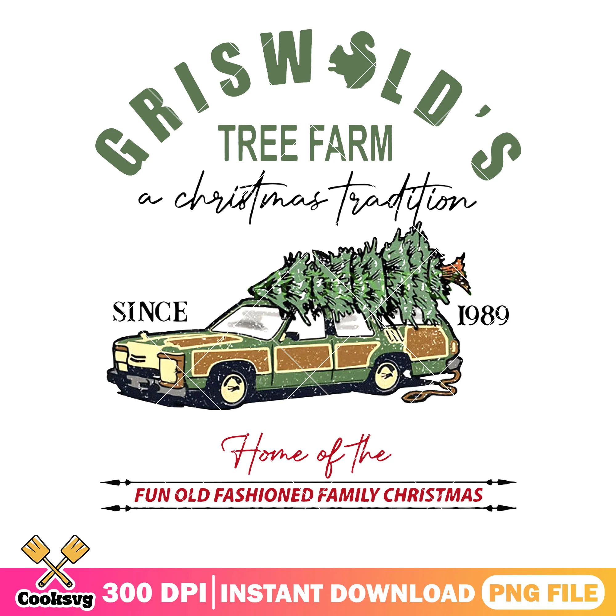 Fun old fashioned png, christmas car png, retro art png