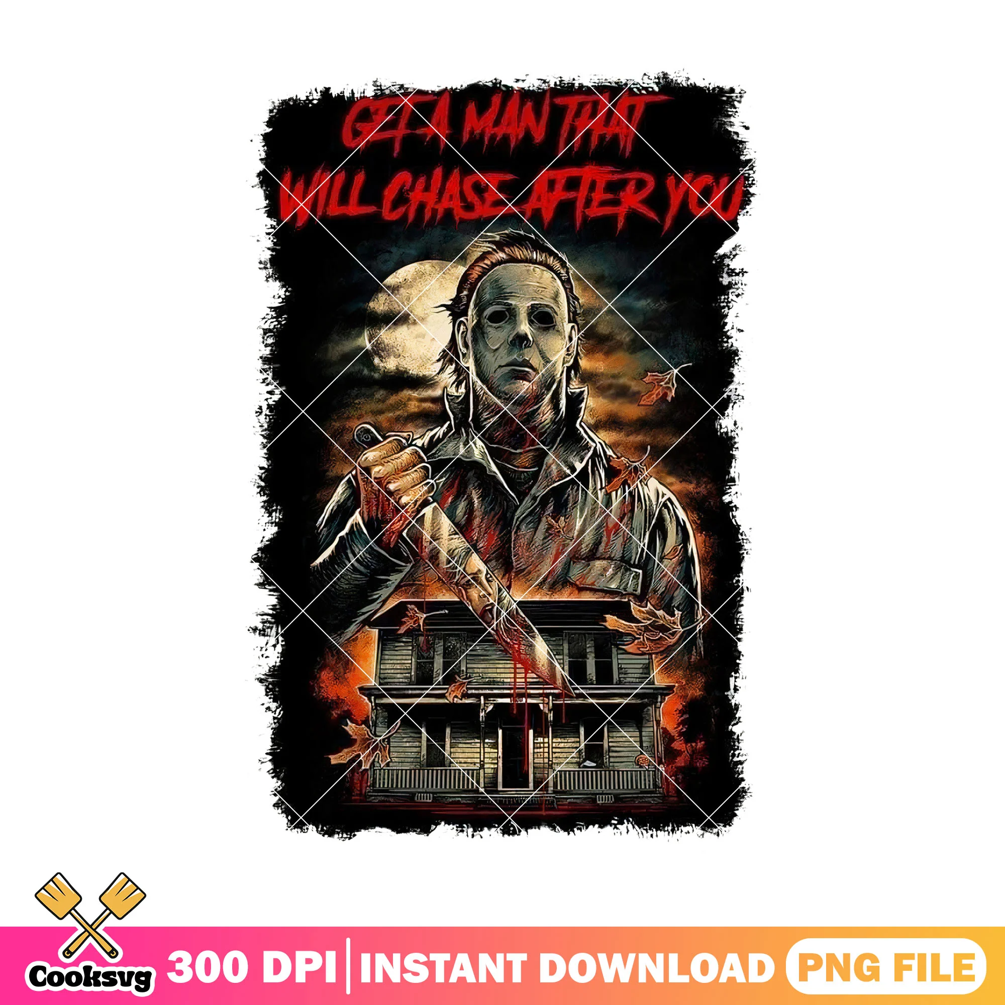 Get a man that will chase after you png, scariest horror movies of all time png