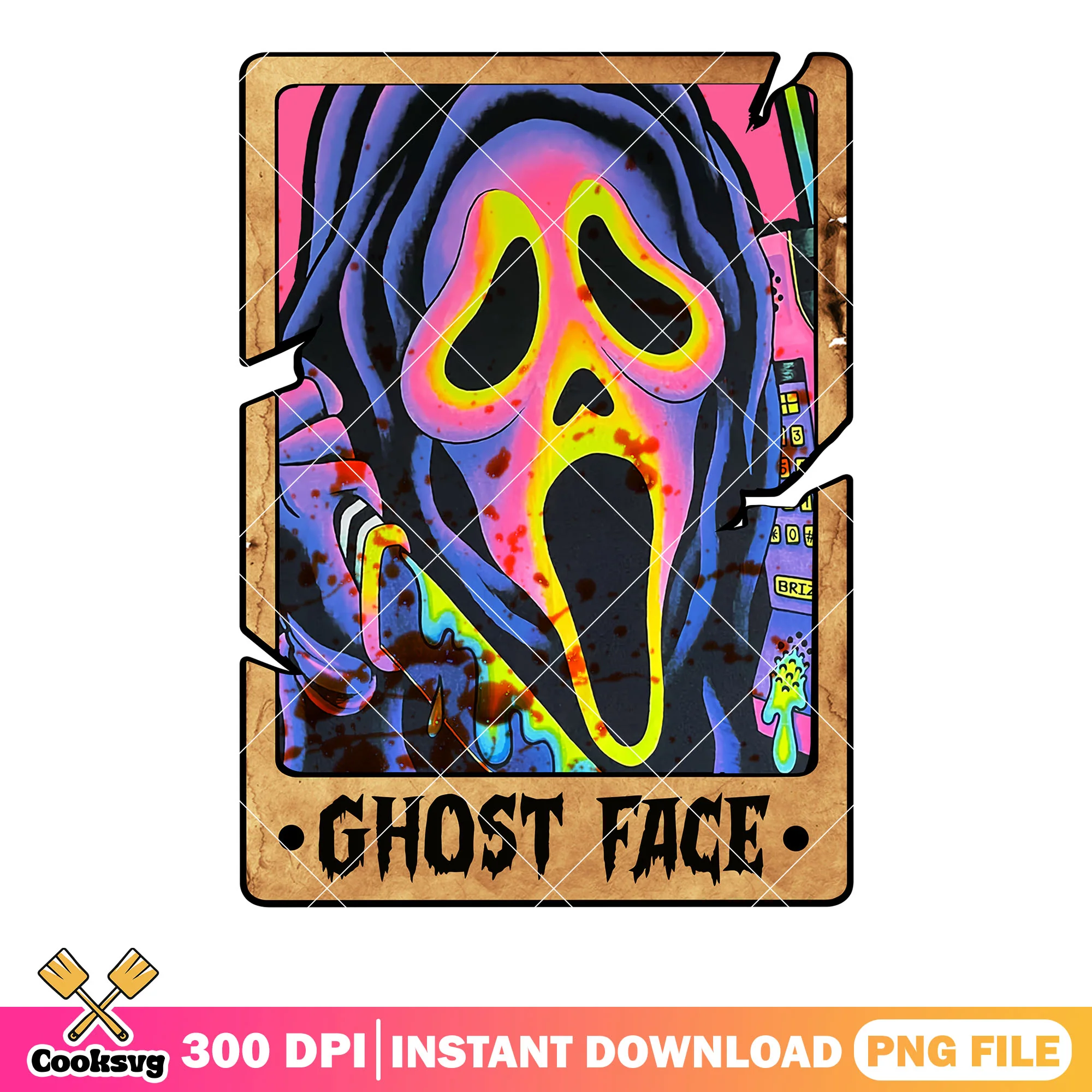 Ghost face white mask png, scary halloween png, scream movies png