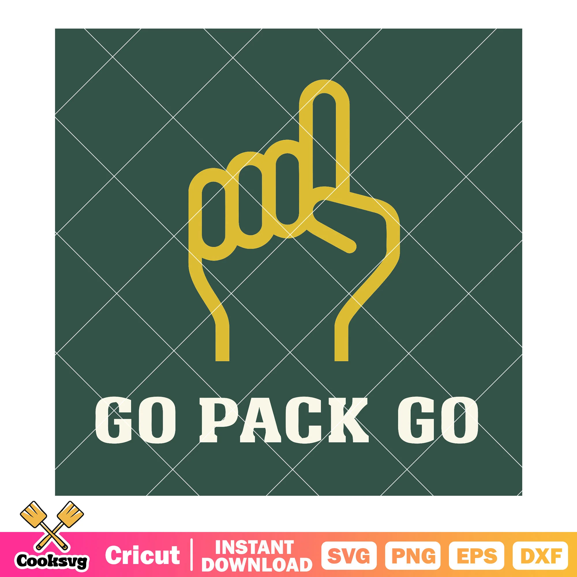 Go pack go svg, nfl football svg, Green Bay Packers svg