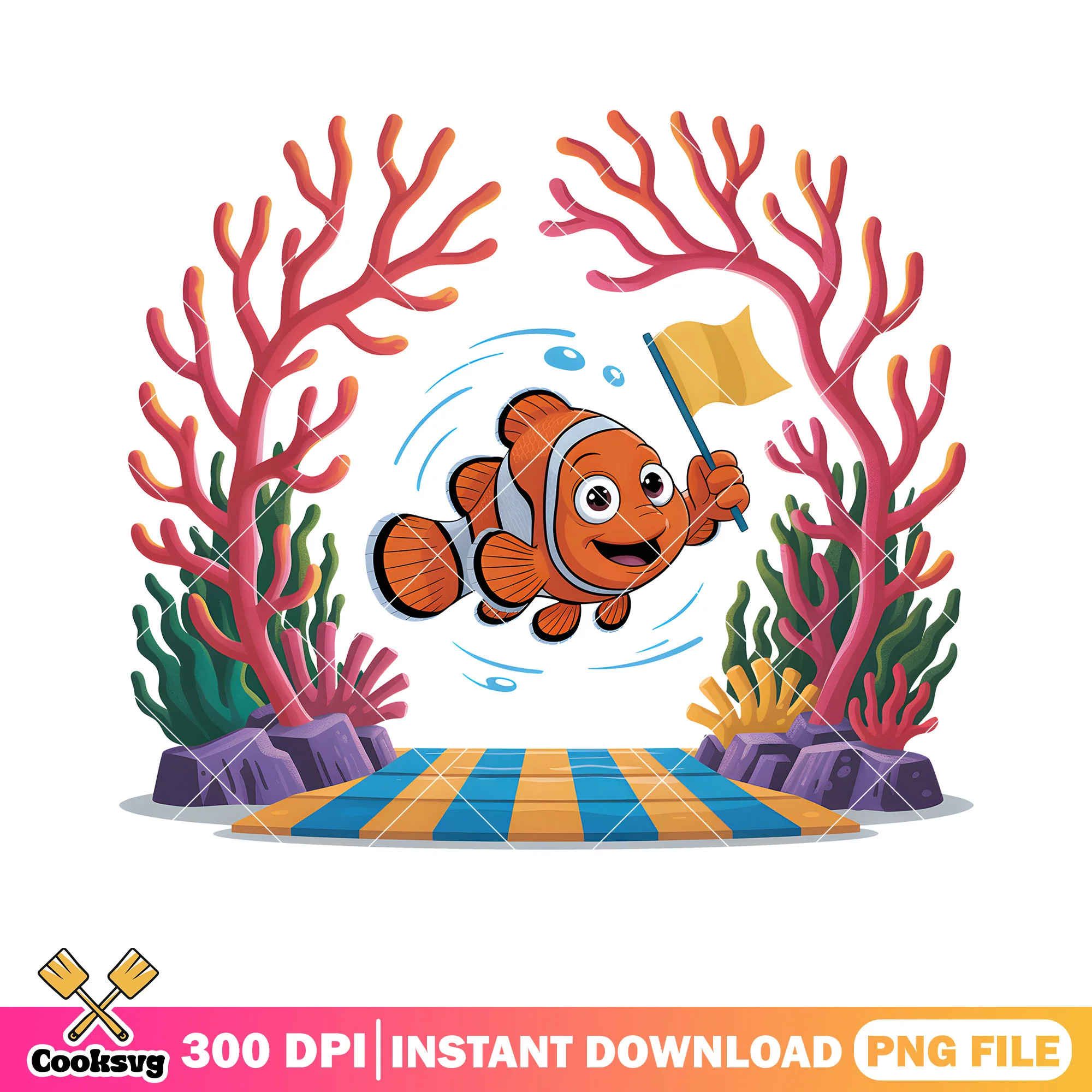 Go to here marlin coral png, marlin fish png, disney clownfish png