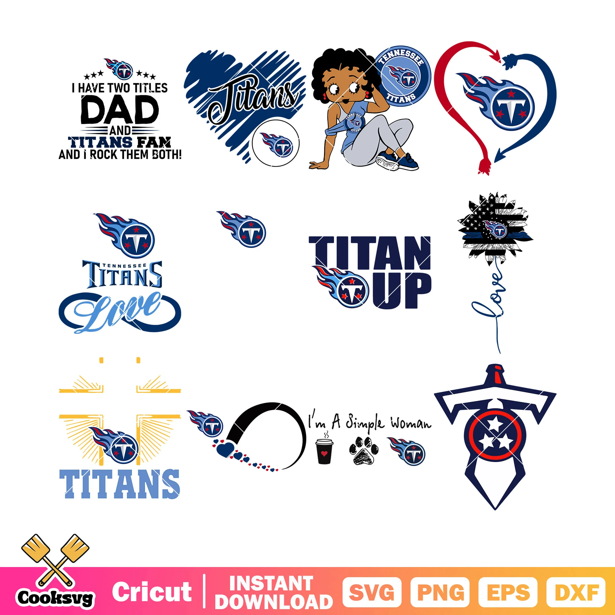 God first family second then titans bundle svg, tennessee titans svg