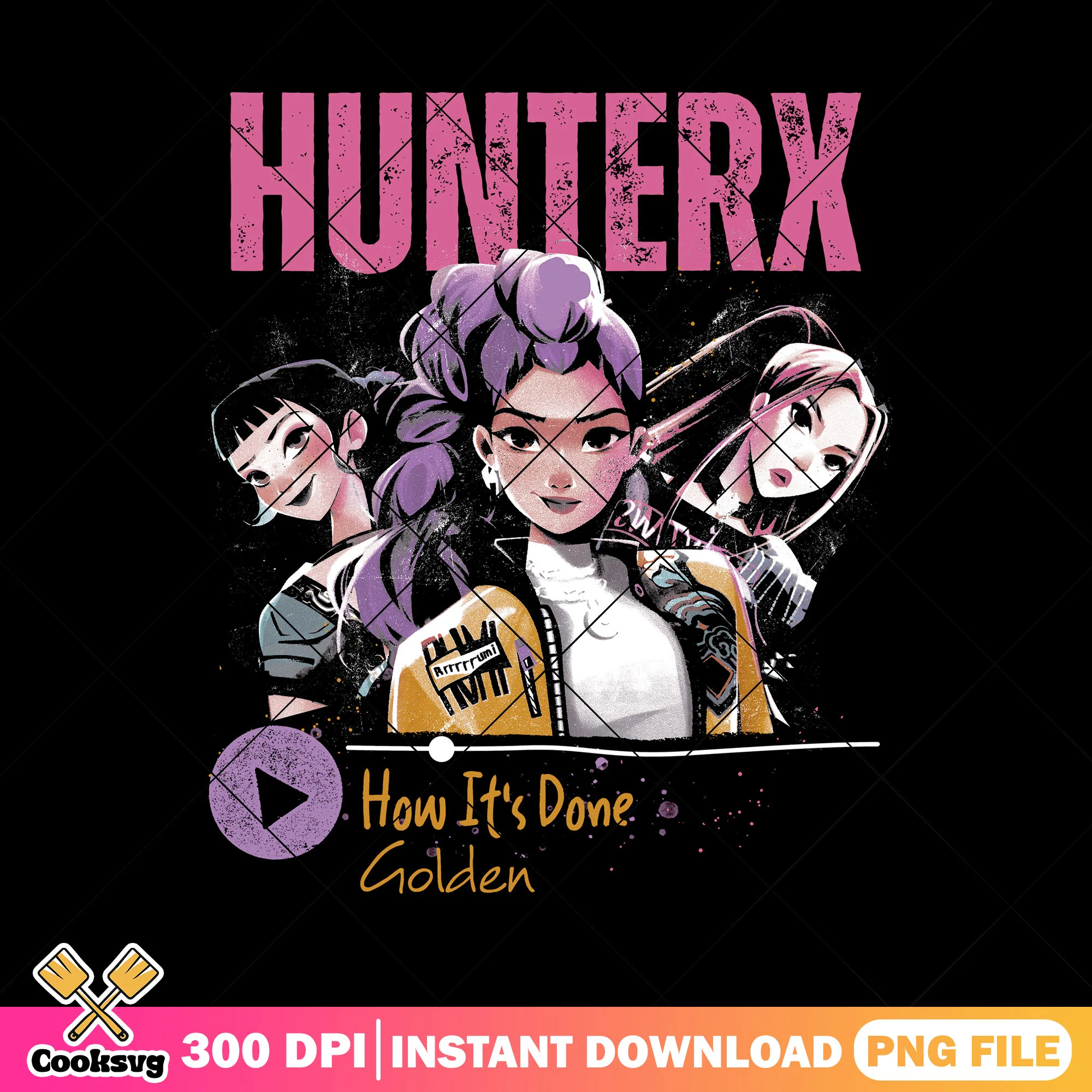 Golden how its done huntrix png, huntrix song png, kpop huntrix png